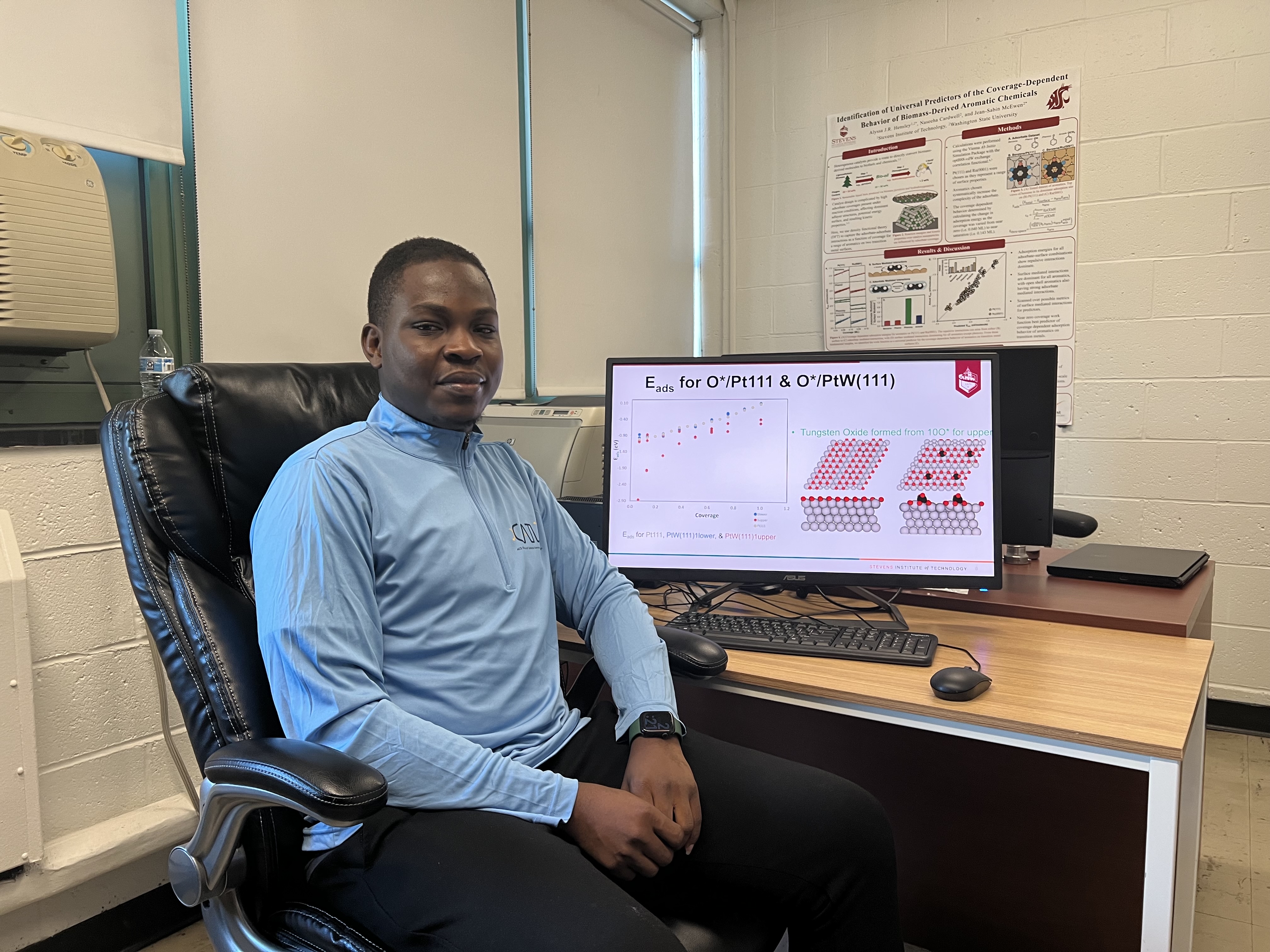 Chemical engineering Ph.D. student Ayodeji Omoniyi 
