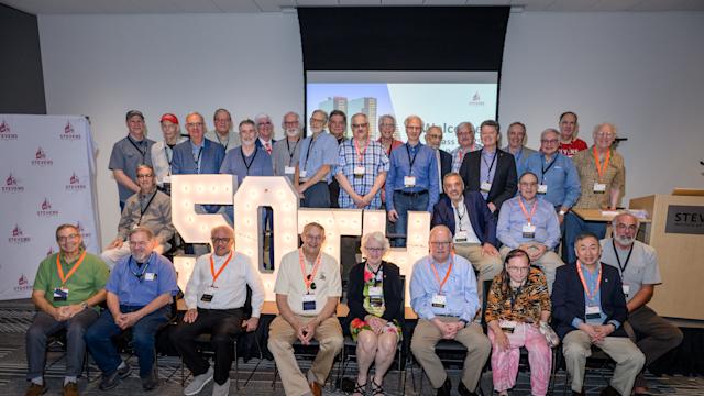 The class of 1975 gathers for their 50th reunion at Alumni Weekend 2025