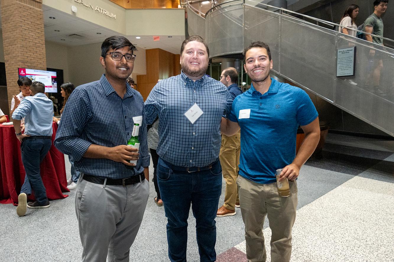 MBA students in Babbio Center