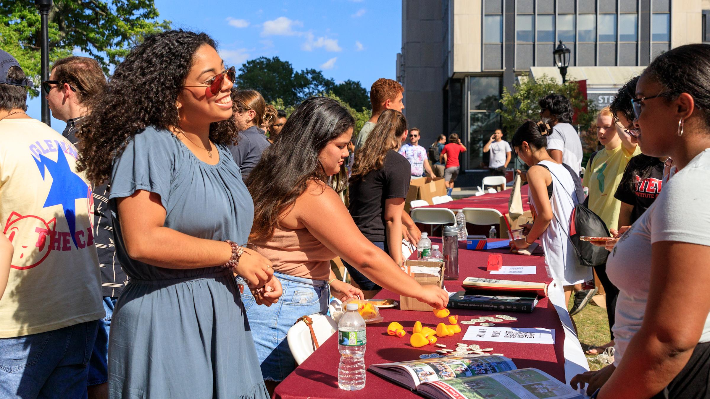 Students at Orientation
