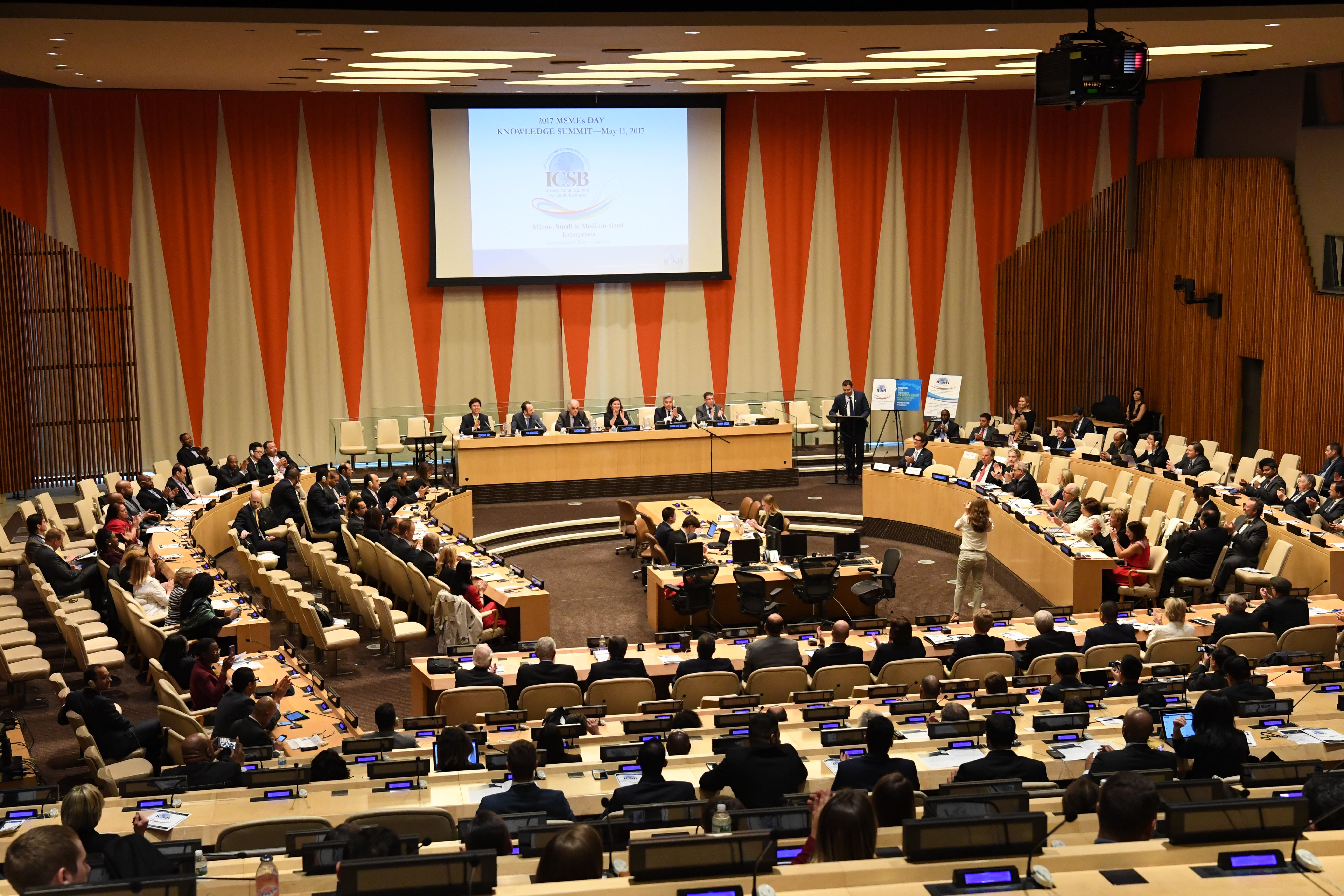 Stevens President Farvardin Discusses Innovation, Entrepreneurship, Small Business At United Nations