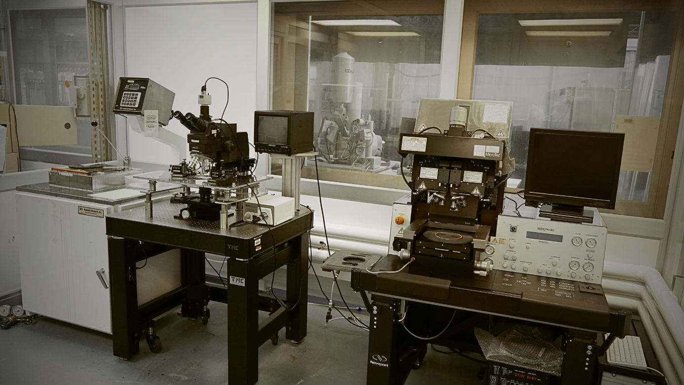 Two machines in the MicrodeviceLaboratory.