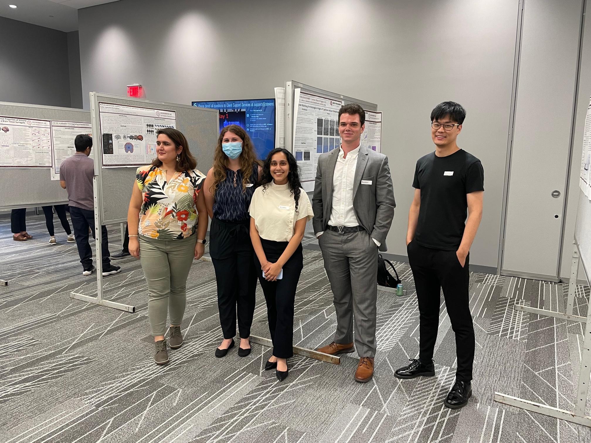 Student poster presenters