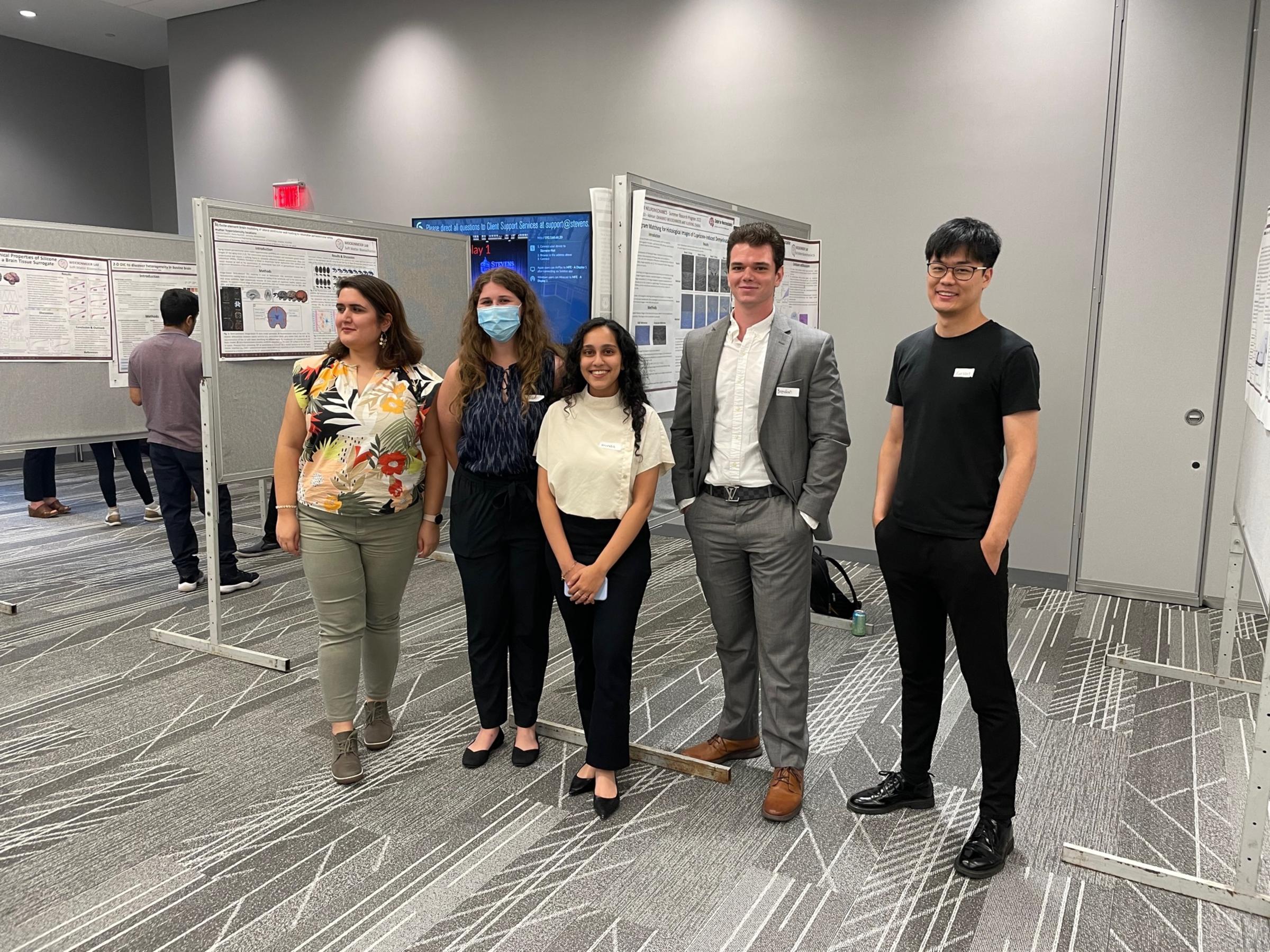 Student poster presenters