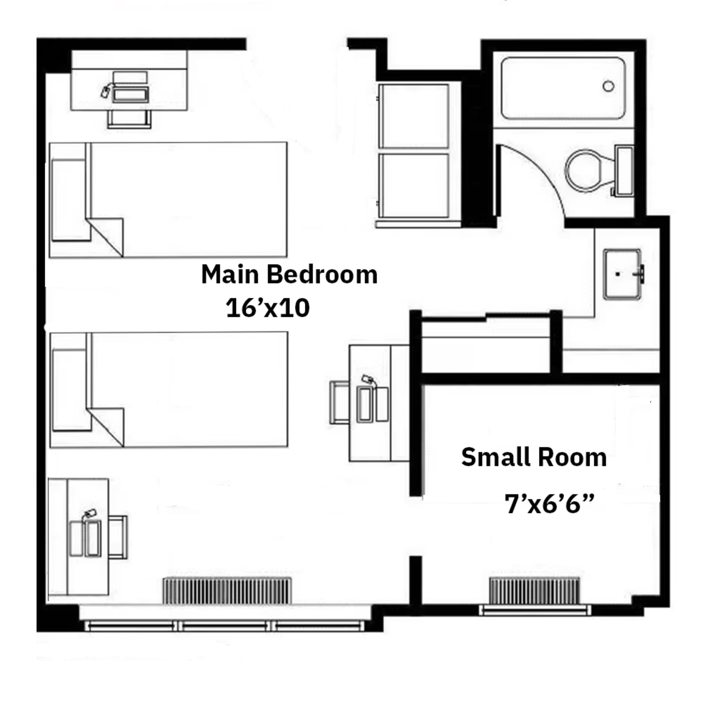 Castle Point Hall Double