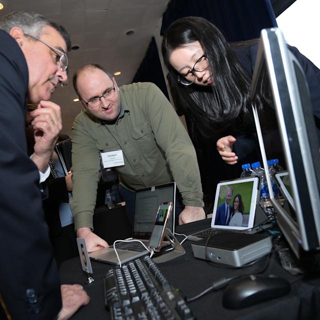 Researchers presenting at the SIAI Launch Event