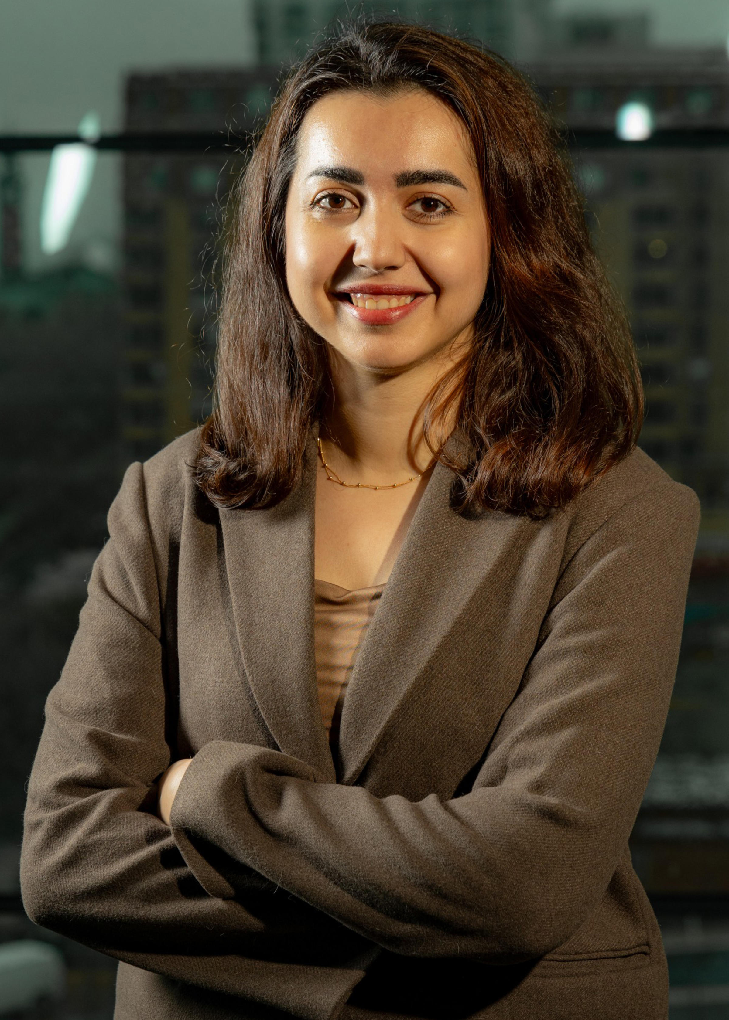 Professional headshot of Stevens PH.D. alum Shabnam Samimi.