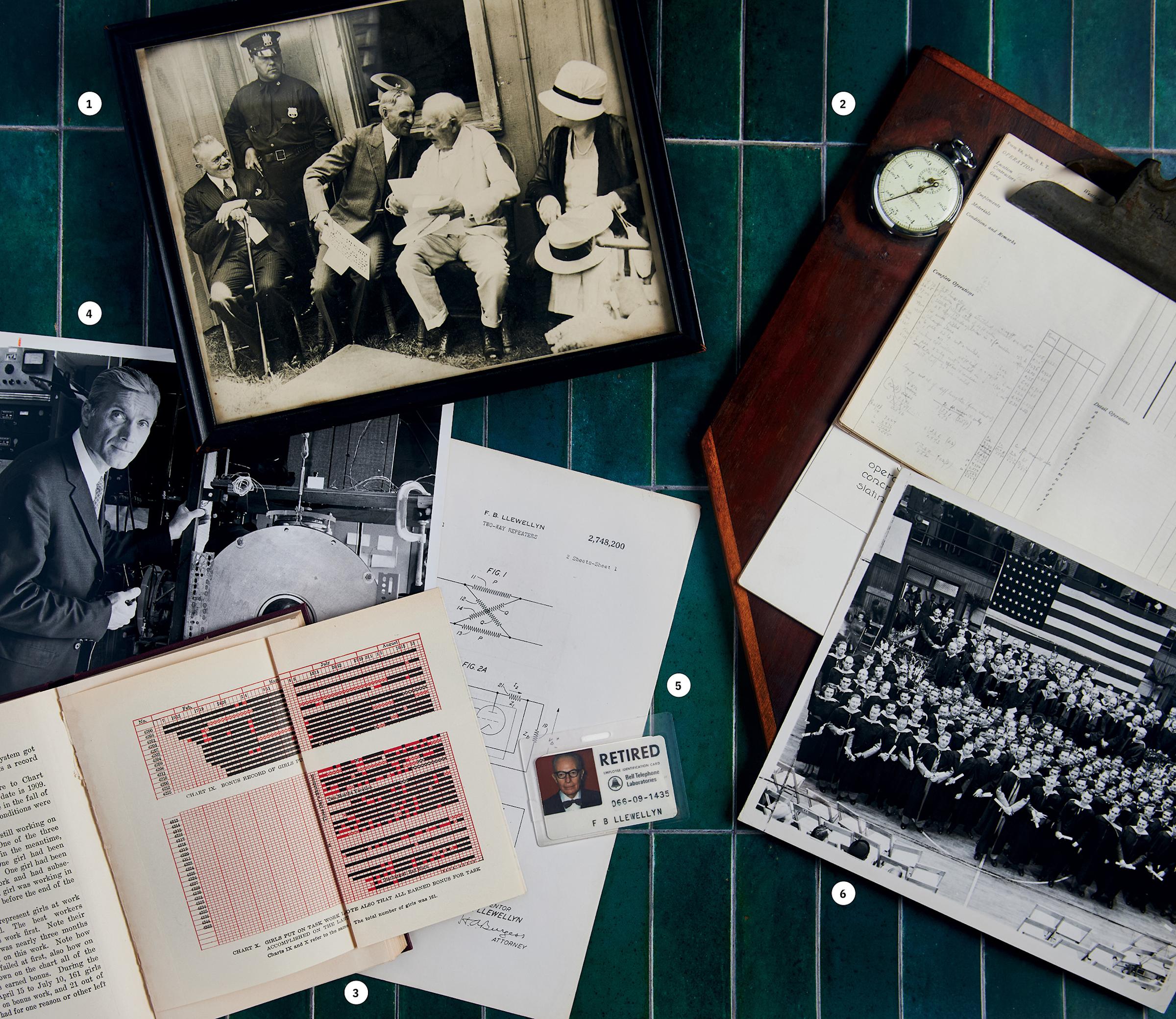 Collage of archival images.