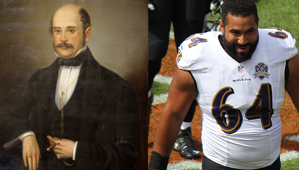 Ignacz Semmelweis (Left) and John Urschel (Right)