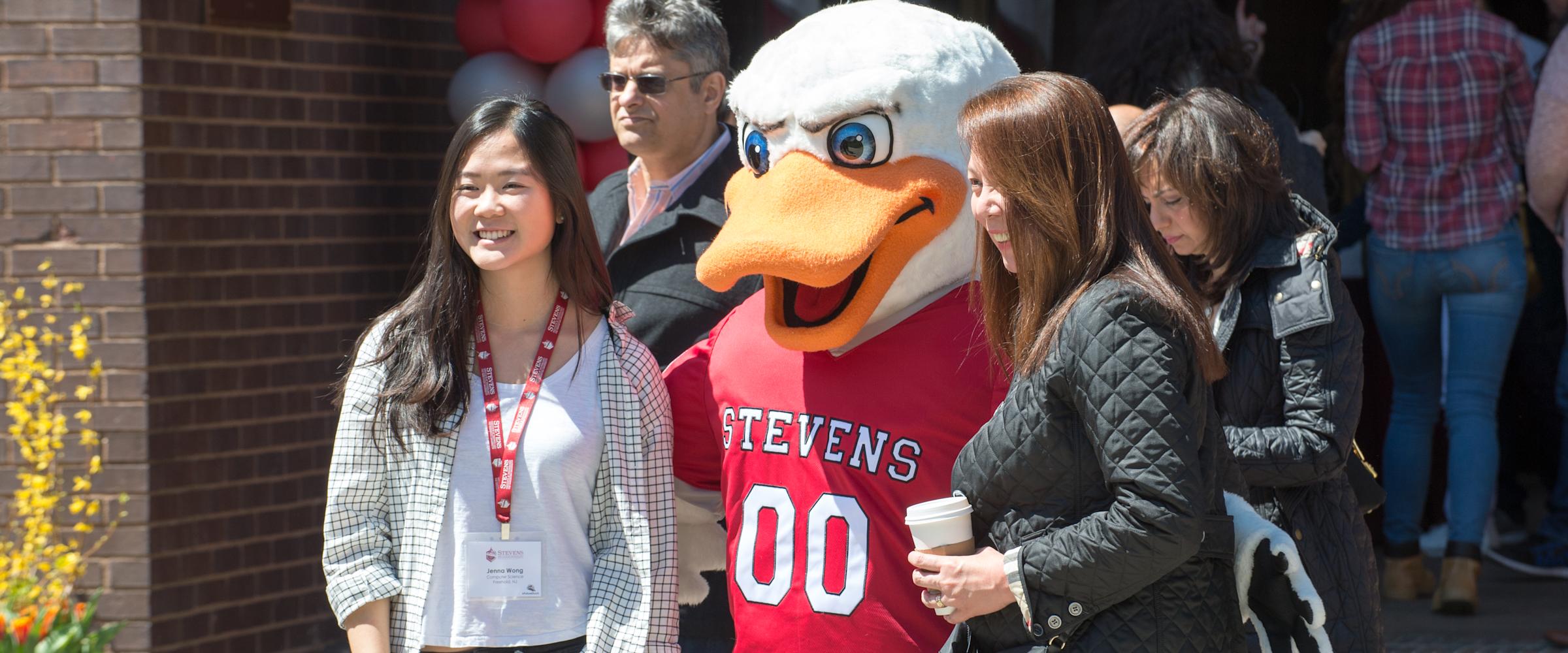 Stevens Institute of Technology Seal on stone gate