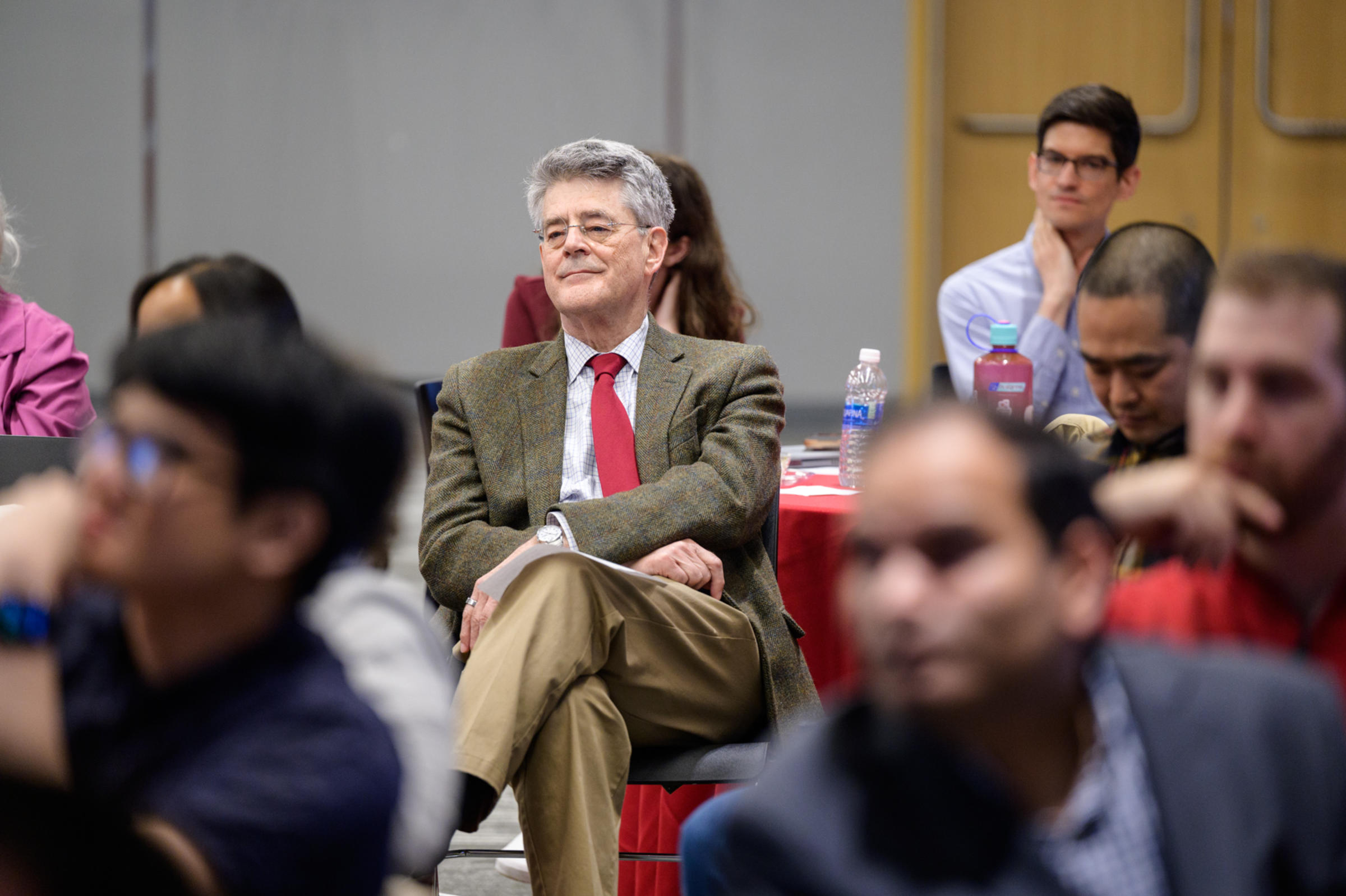 Bob Gilman seated at the SES Faculty Awards