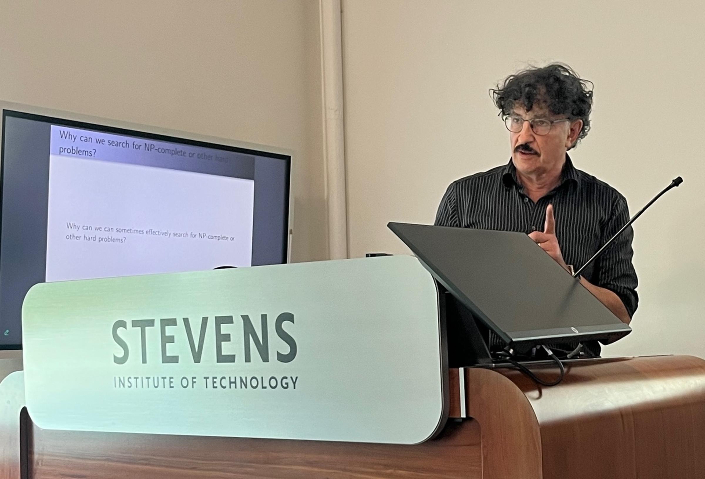 GAGTA 2025 honored Stevens professor Alexei Miasnikov for groundbreaking work that inspired a generation of mathematicians.