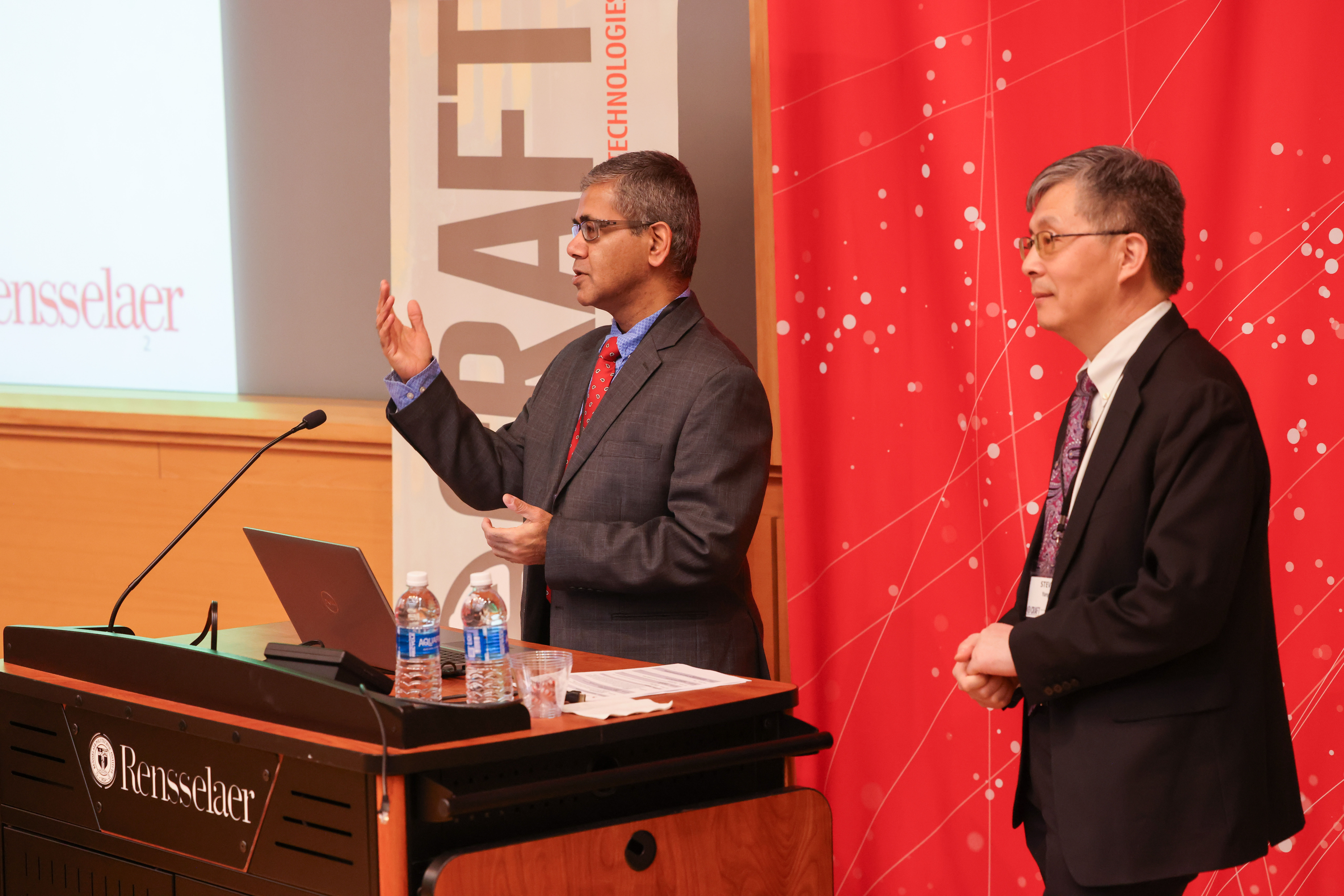 CRAFT Director Steve Yang and Co-Director Mohammed J. Zaki provide opening remarks.