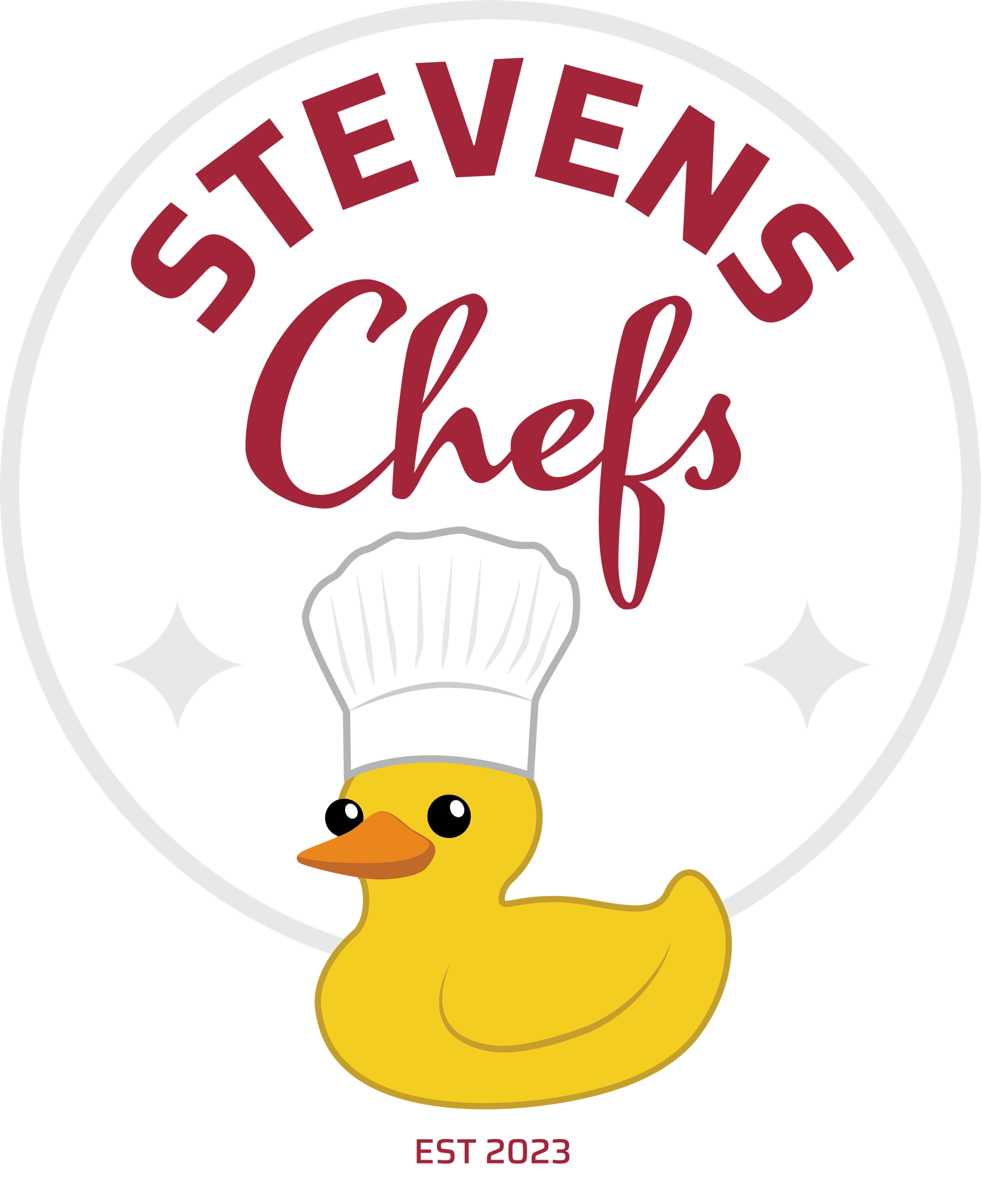 Duck dressed up as a chef