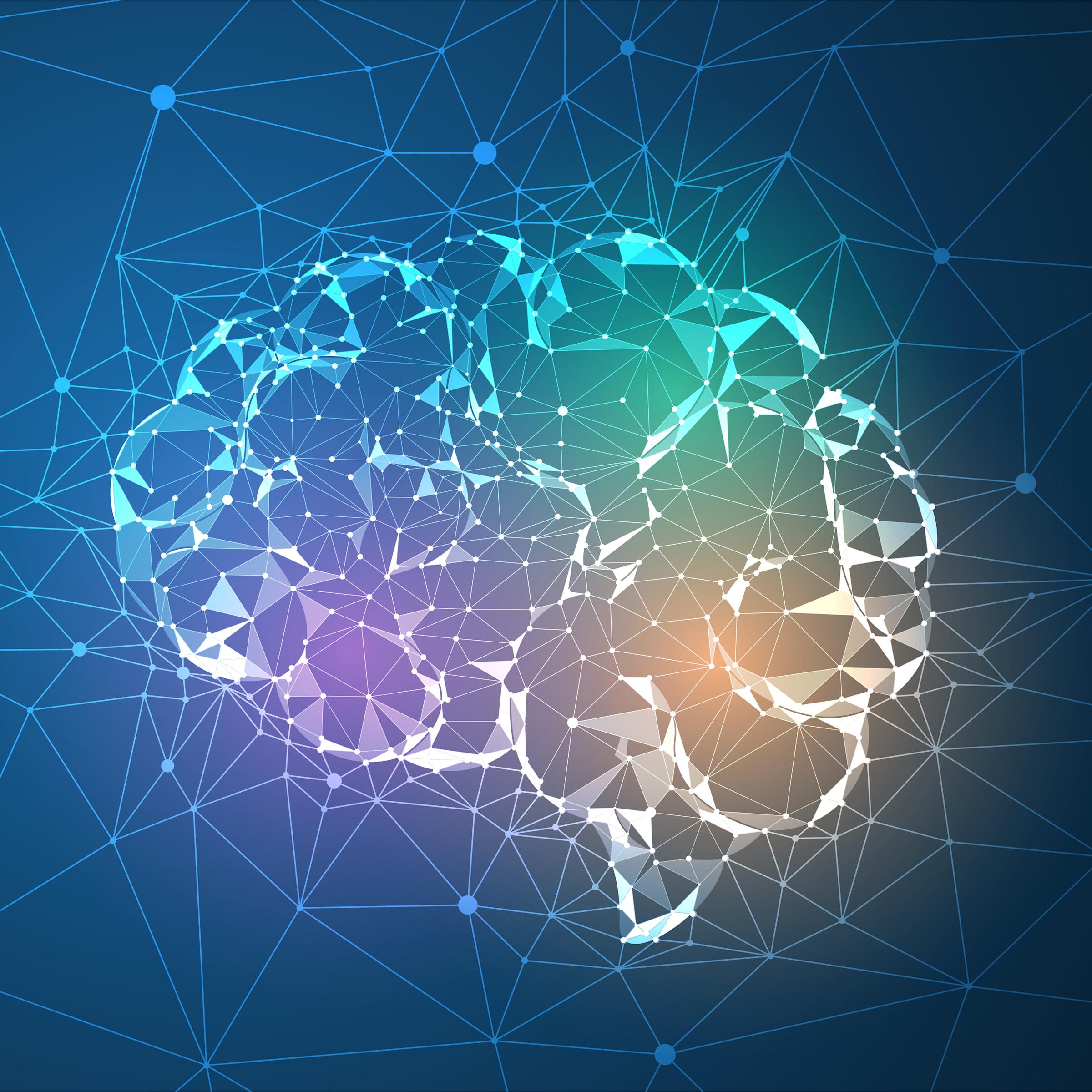 Conceptual technology illustration of artificial intelligence