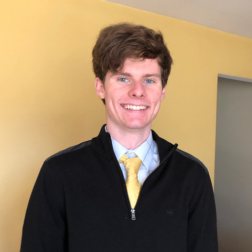 A photo of mathematics undergraduate and Ph.D. student Charles Beall