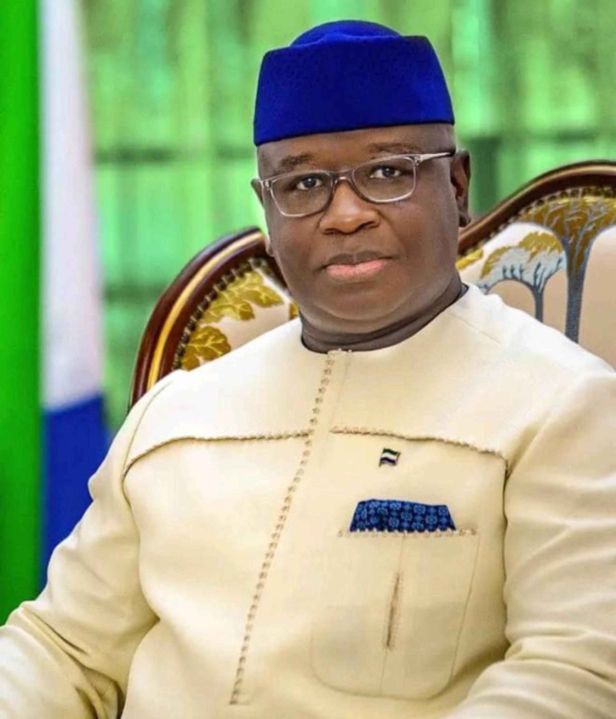 Photo of the President of Sierra Leone