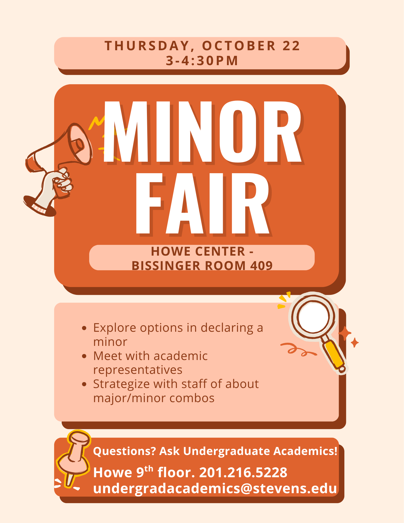Stevens Undergraduate Minor Fair