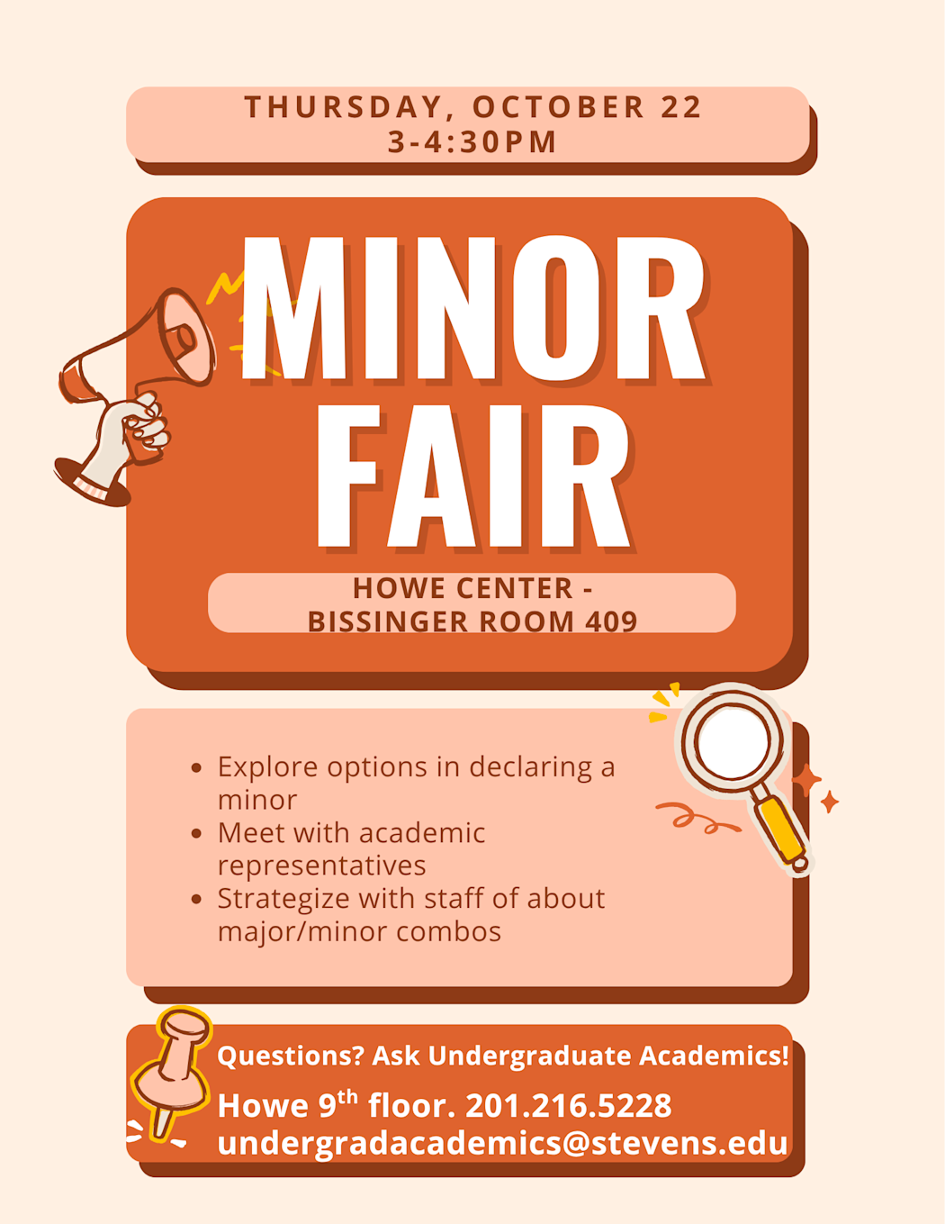 Stevens Undergraduate Minor Fair