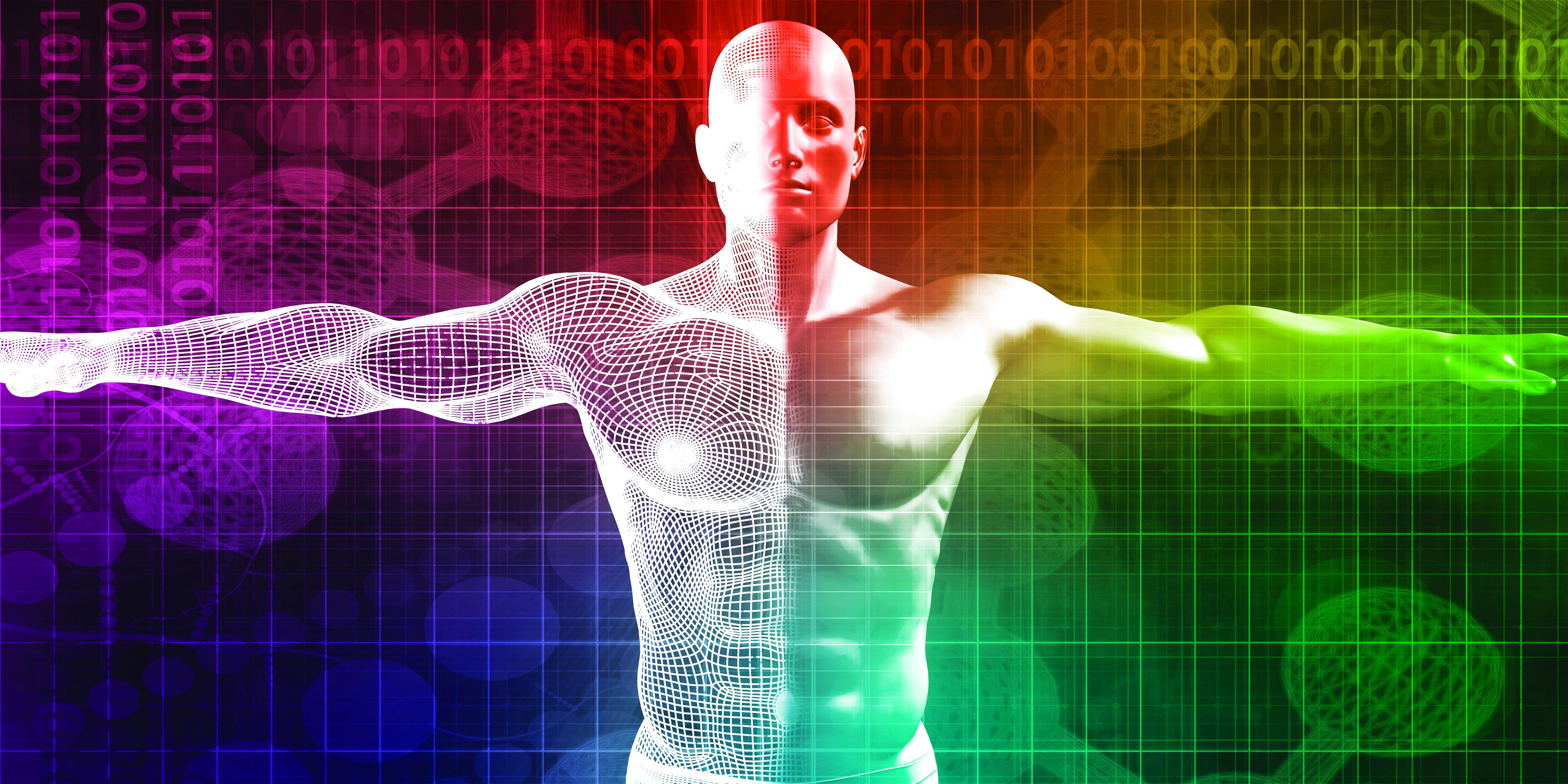 Anatomical image of human body