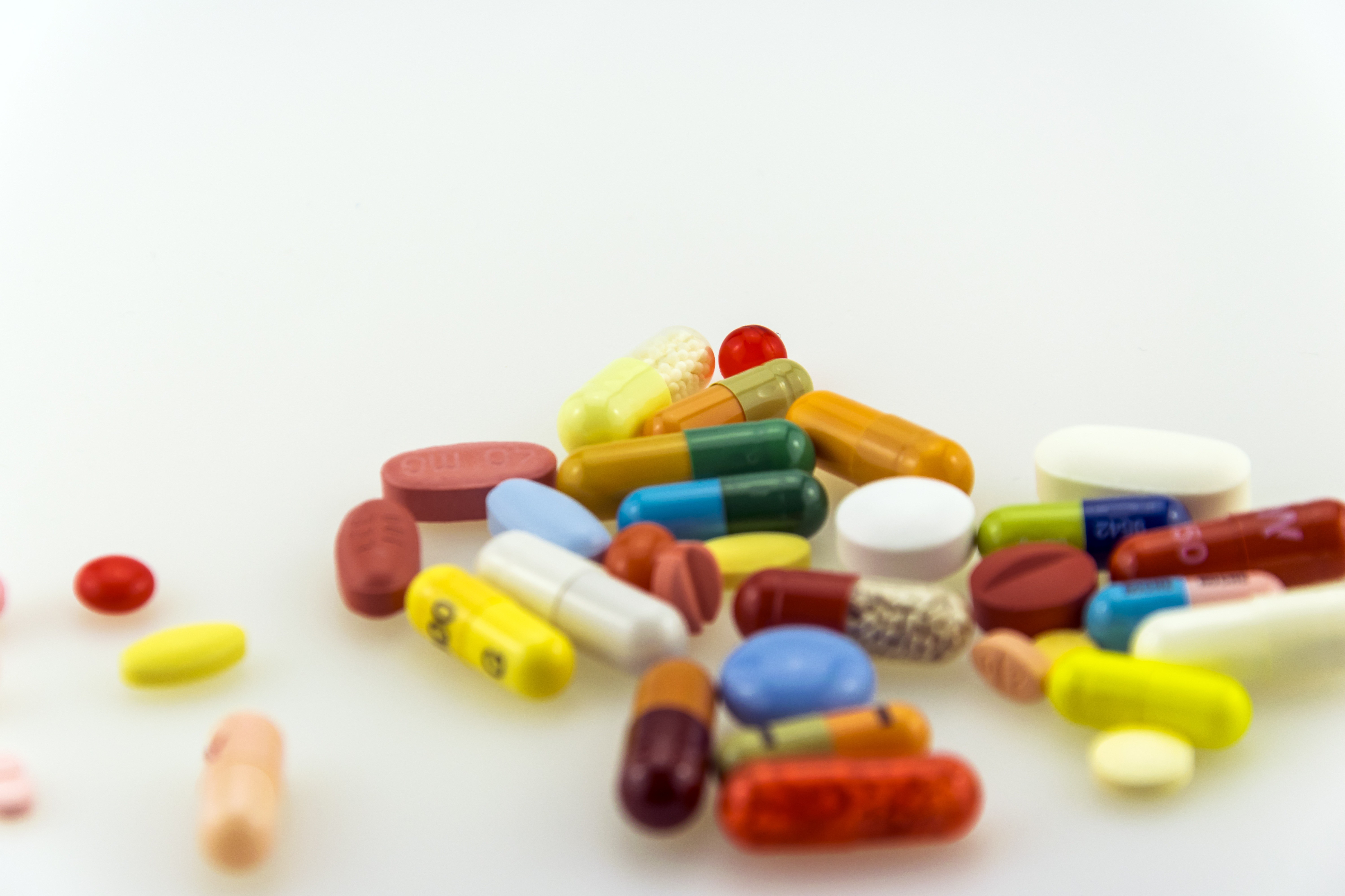 photo of colorful pills