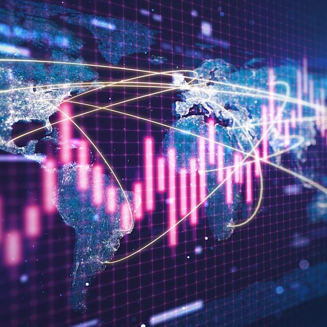 Data with world map