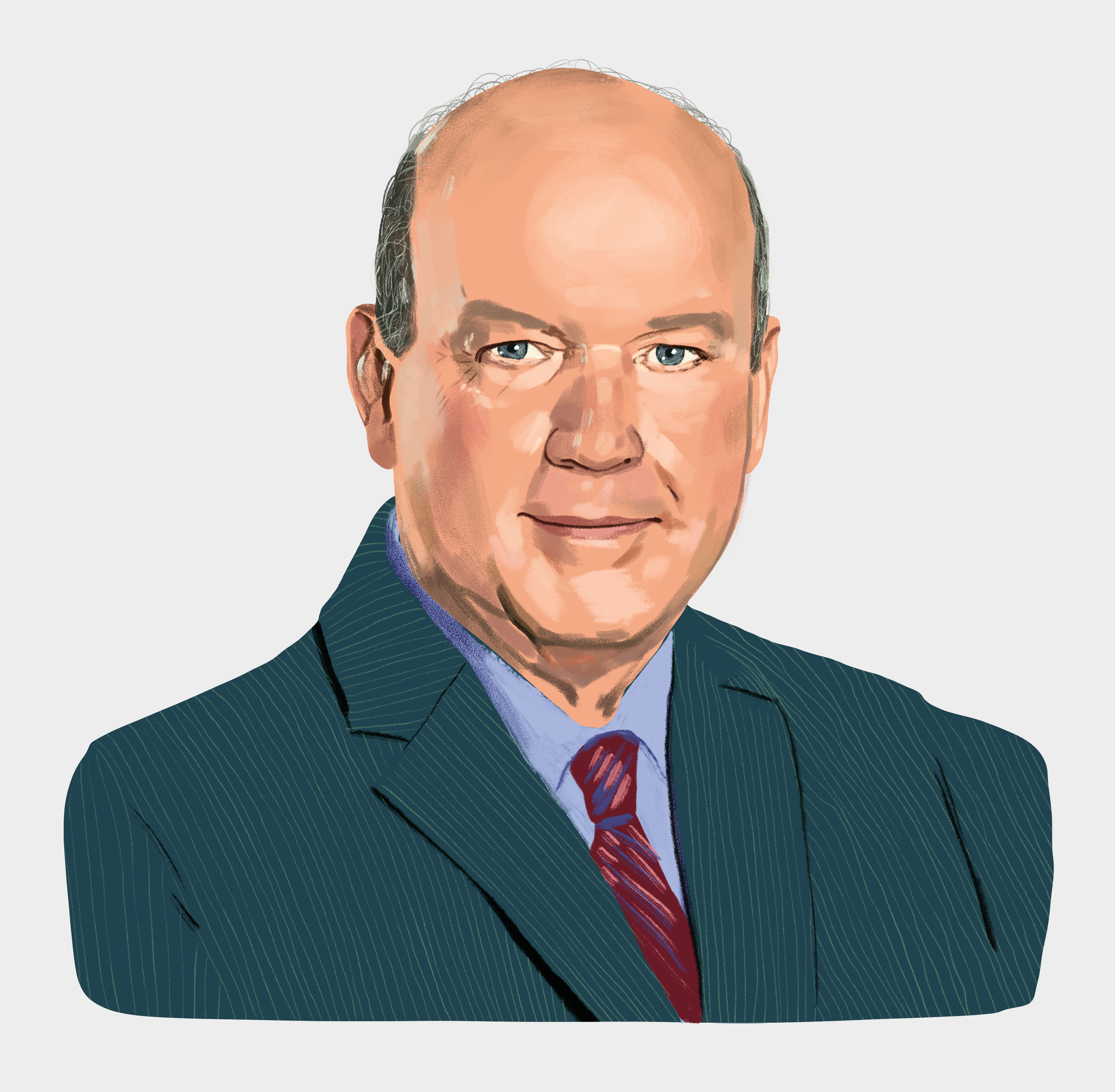 Illustration of Leo Rodriguez ‘73