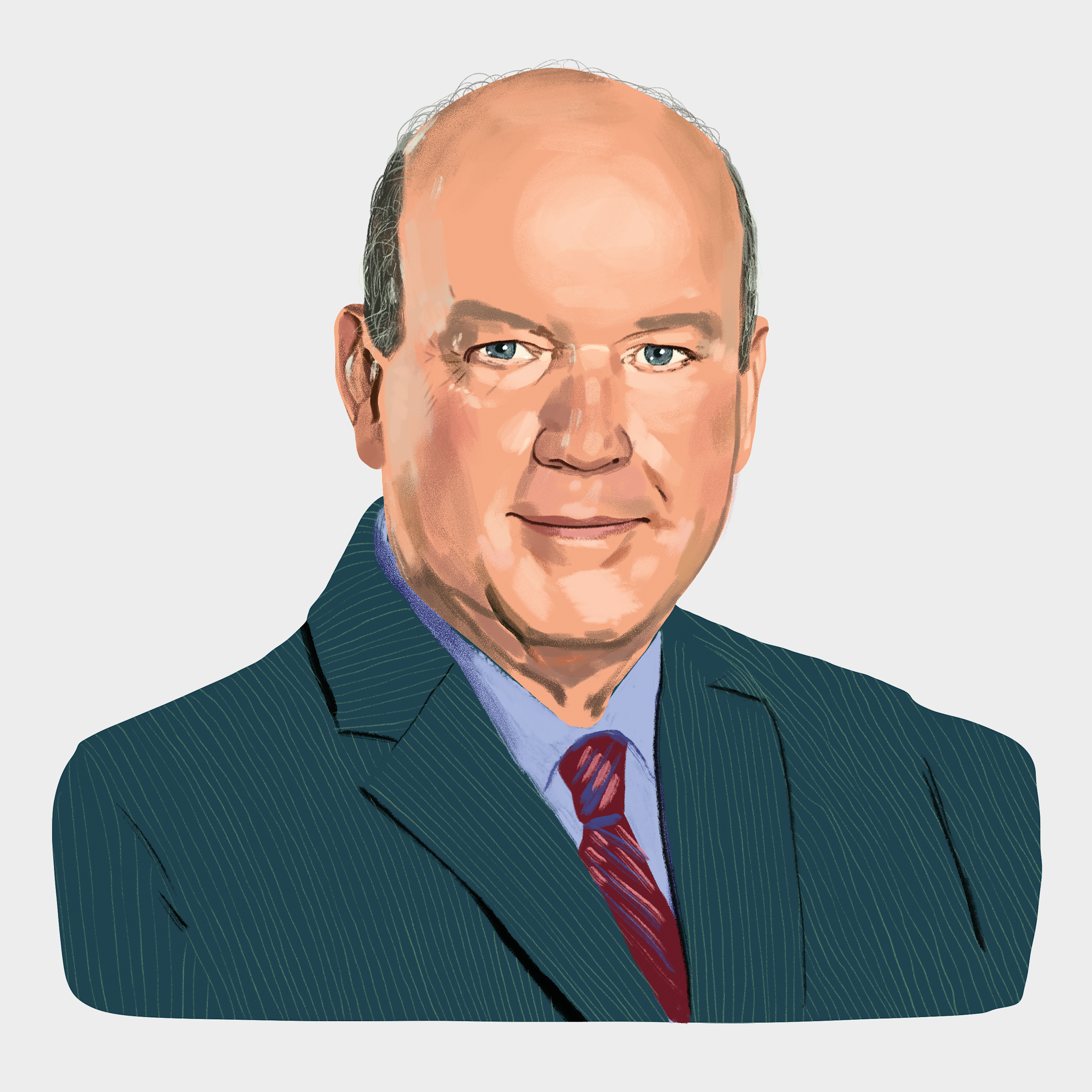 Illustration of Leo Rodriguez ‘73