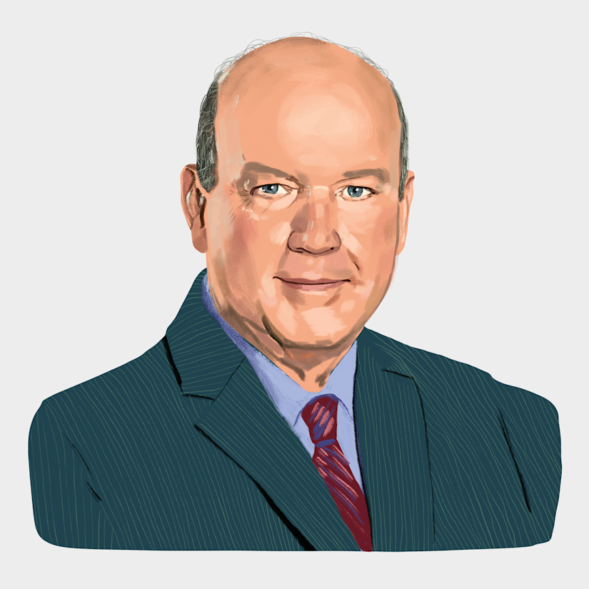 Illustration of Leo Rodriguez ‘73