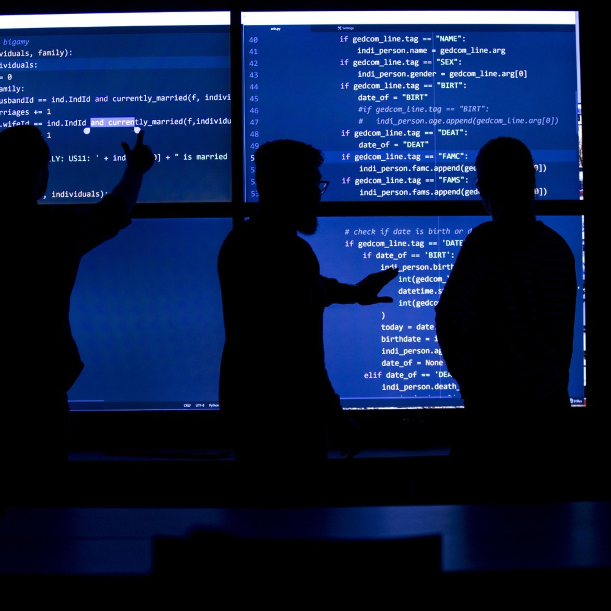 Photo of engineering management.