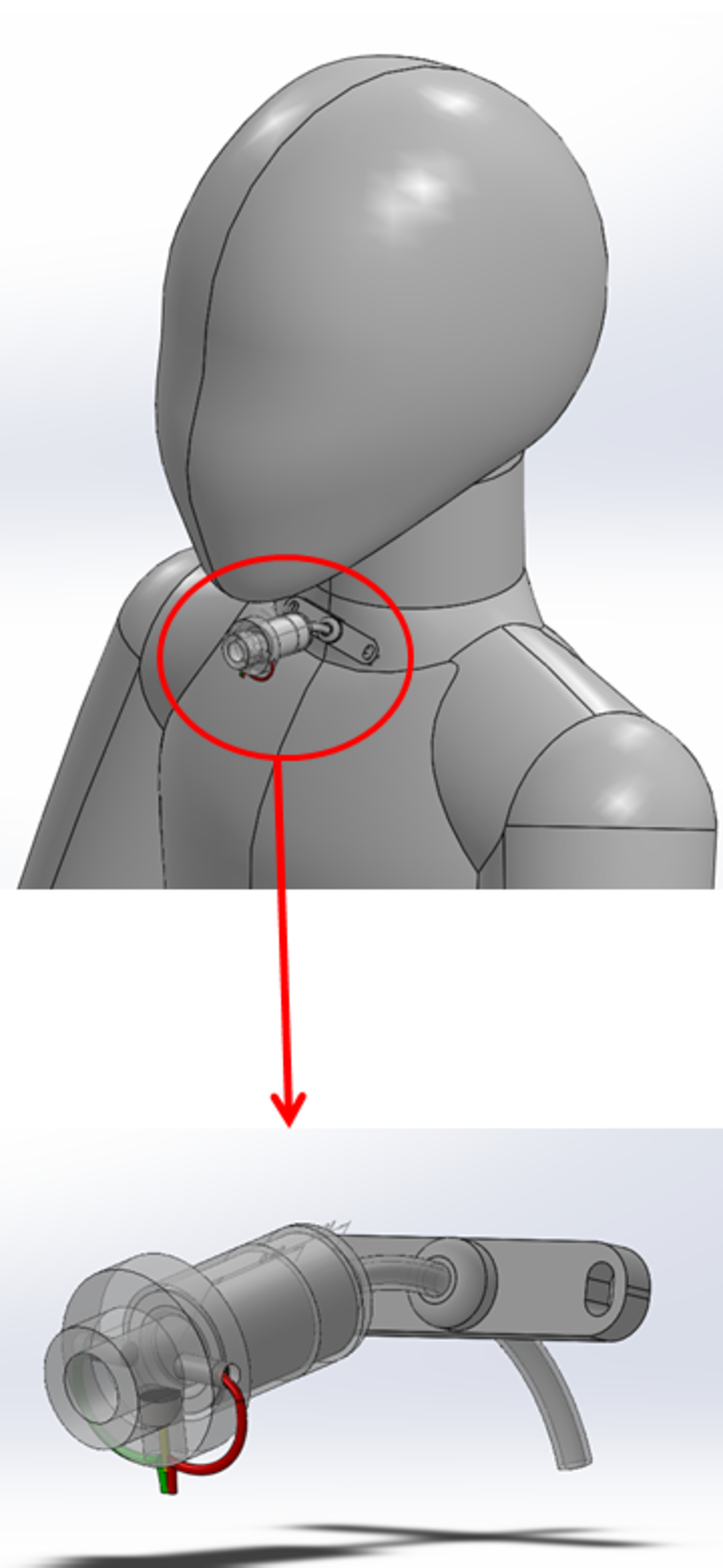 The prototype being tested in Davidson Laboratory