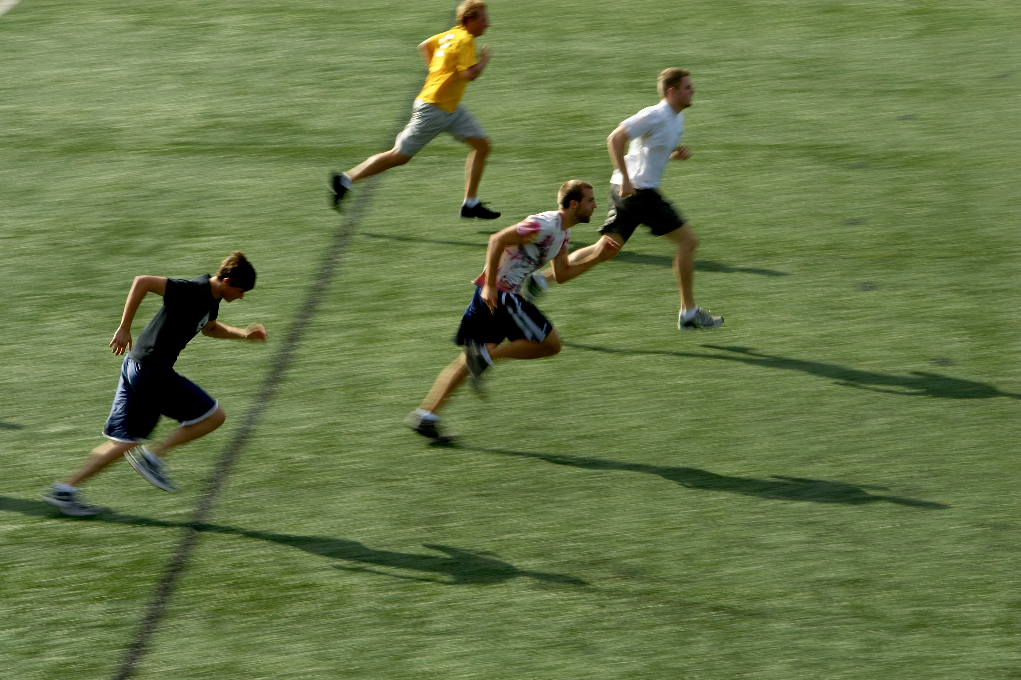 Intramural soccer players at Stevens Institute of Technology 
