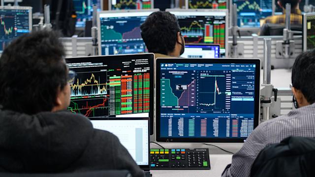 computers at Hanlon showing financial data