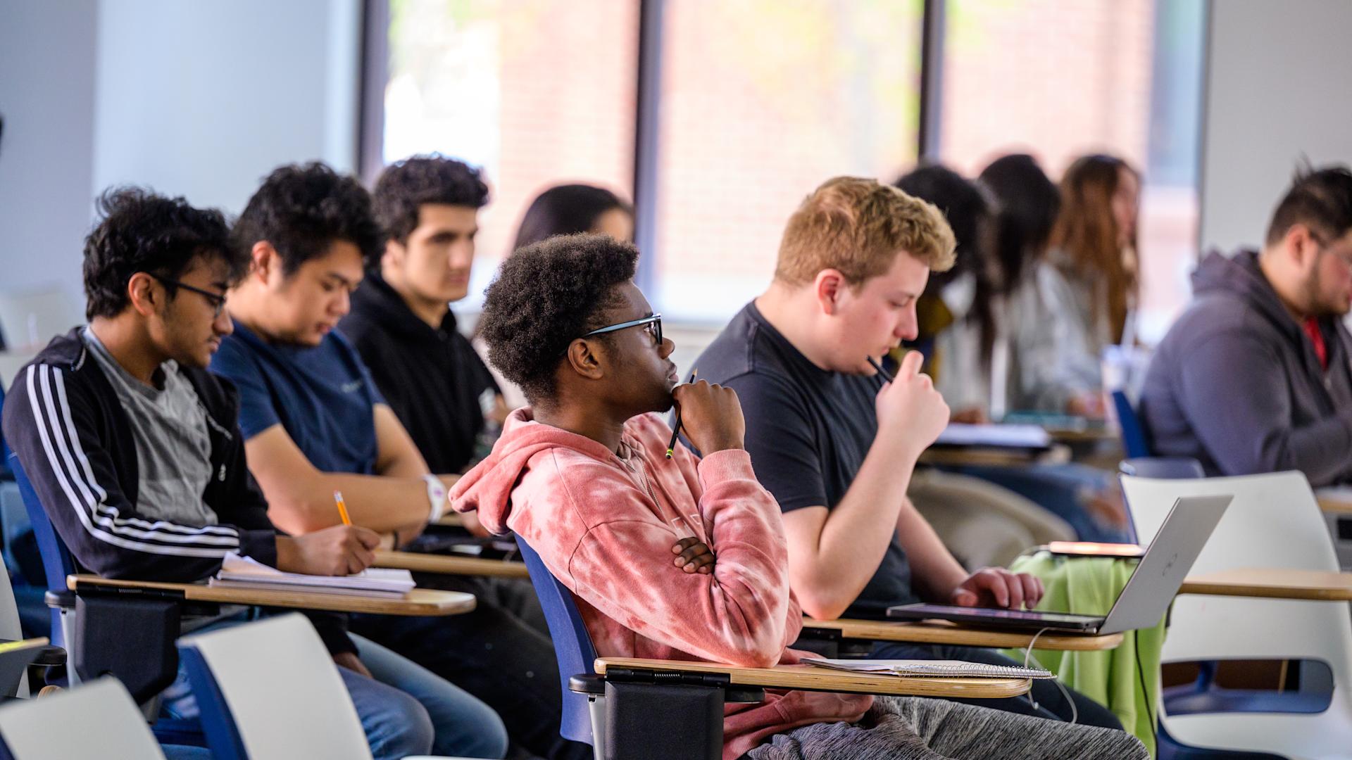 Stevens students in classroom