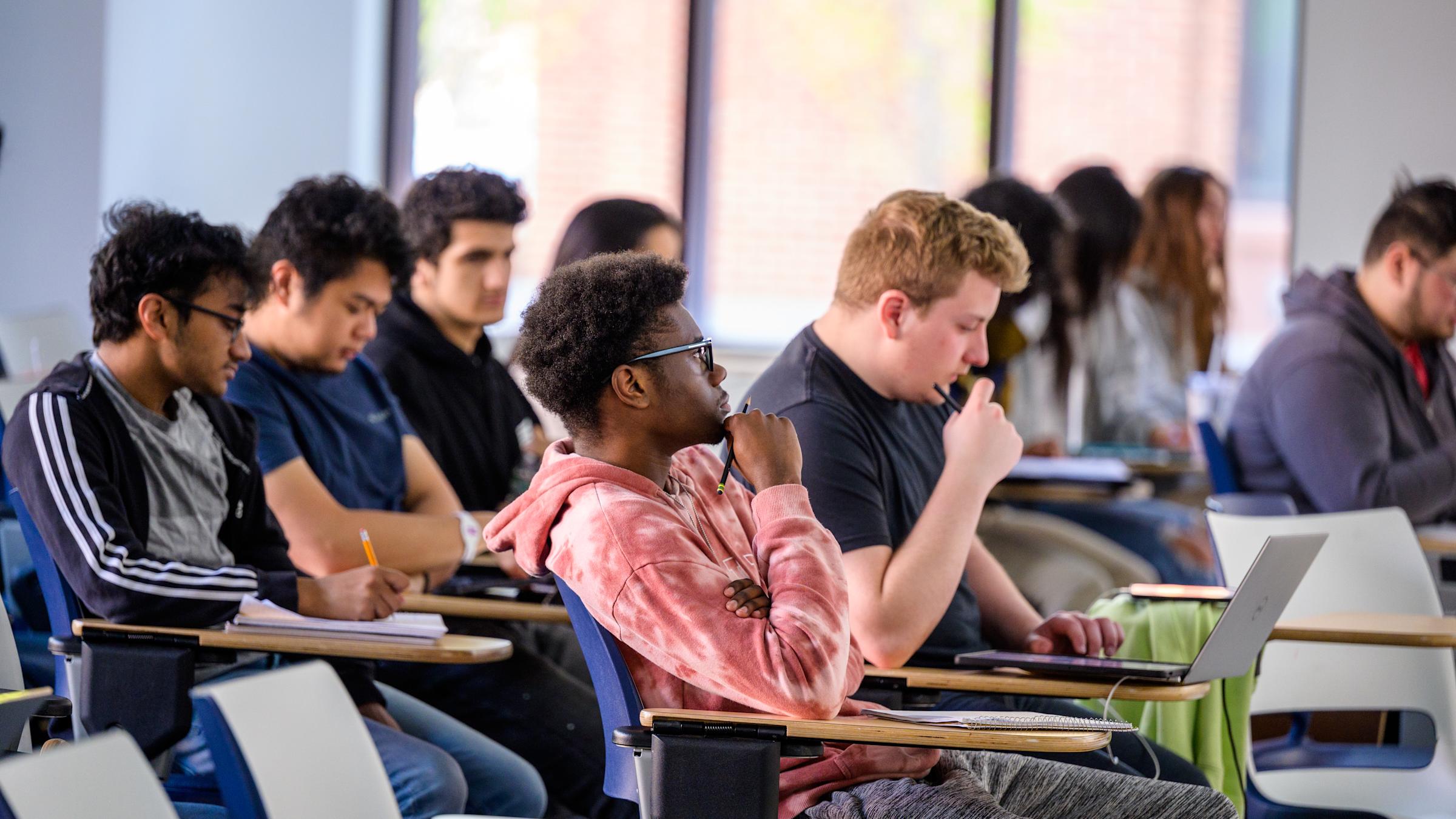 Stevens students in classroom