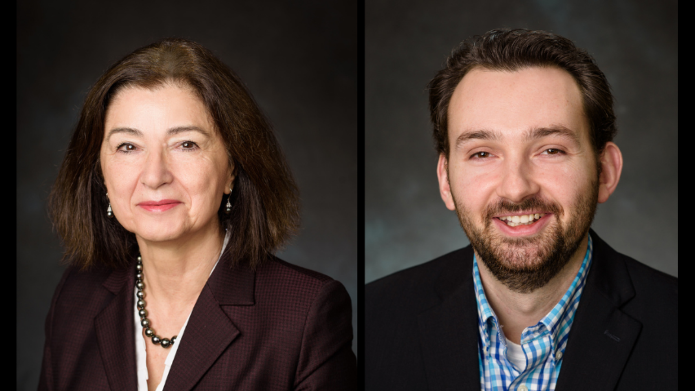 Photos of Darinka Dentcheva and Brendan Englot