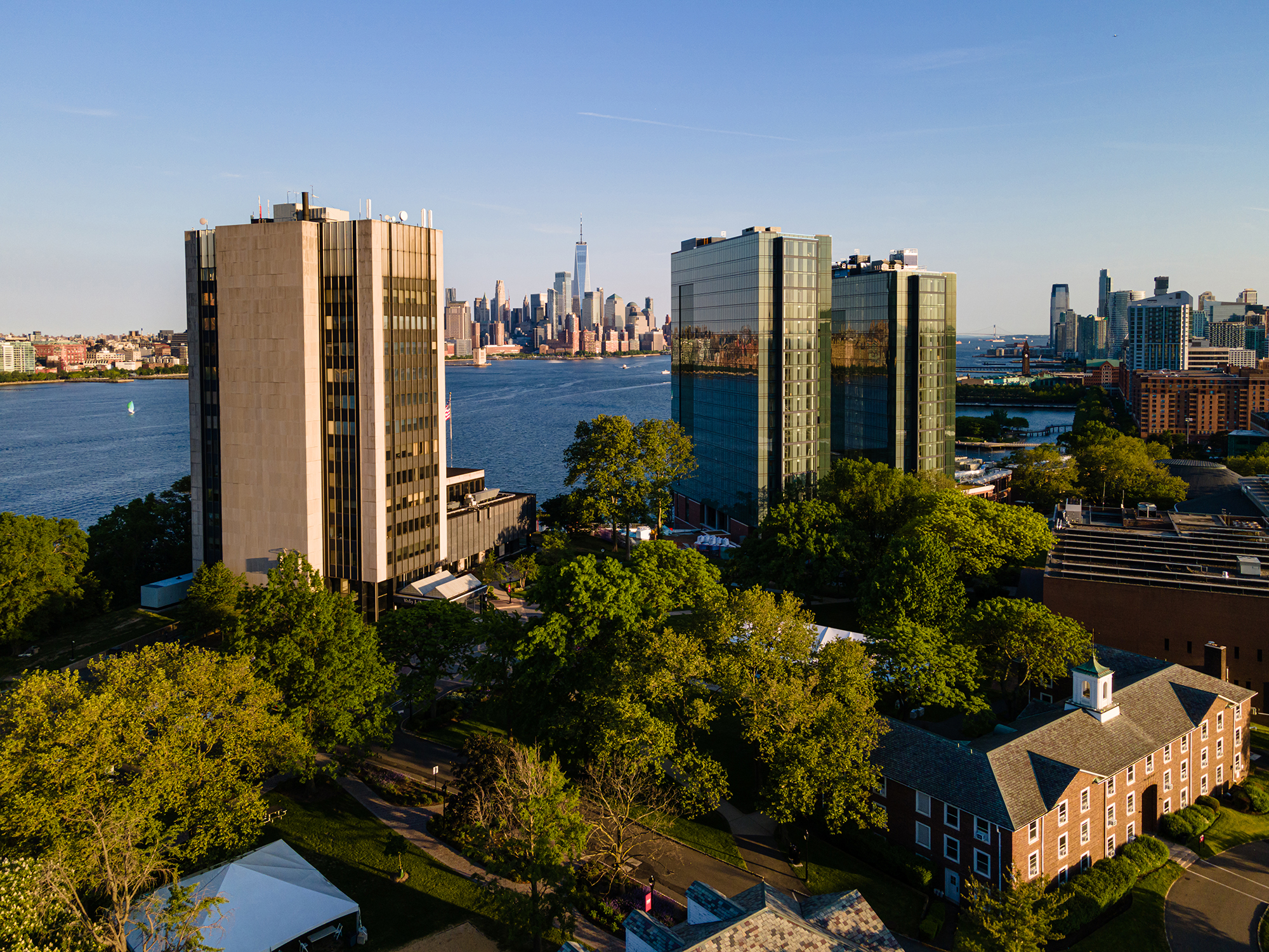 Aerial view of Stevens Campus