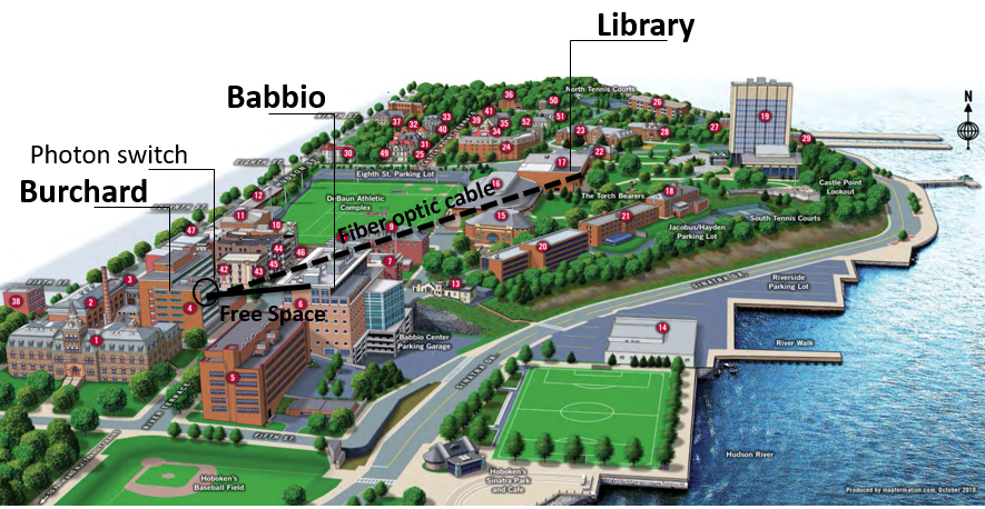 Stevens quantum campus map.