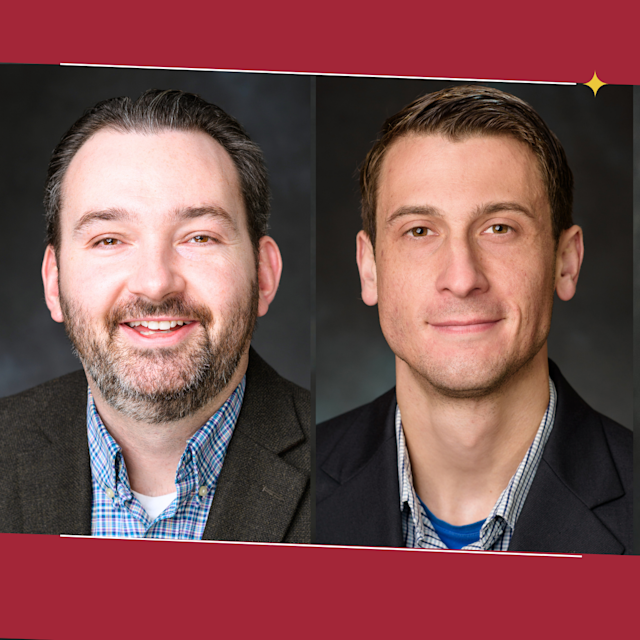 Professional headshots of Brendan Englot on the left and Nichoulas Parziale on the right.