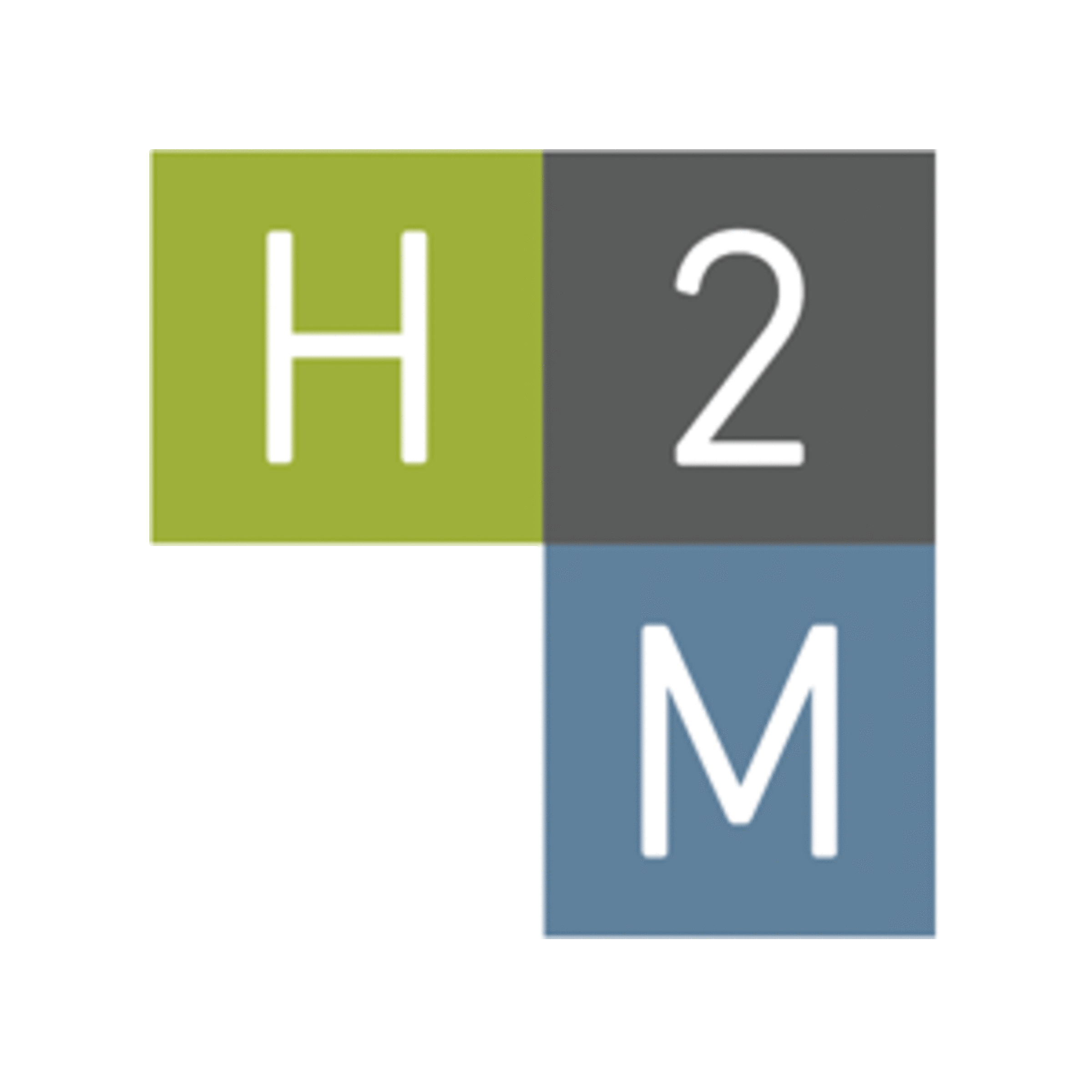 H2M logo.