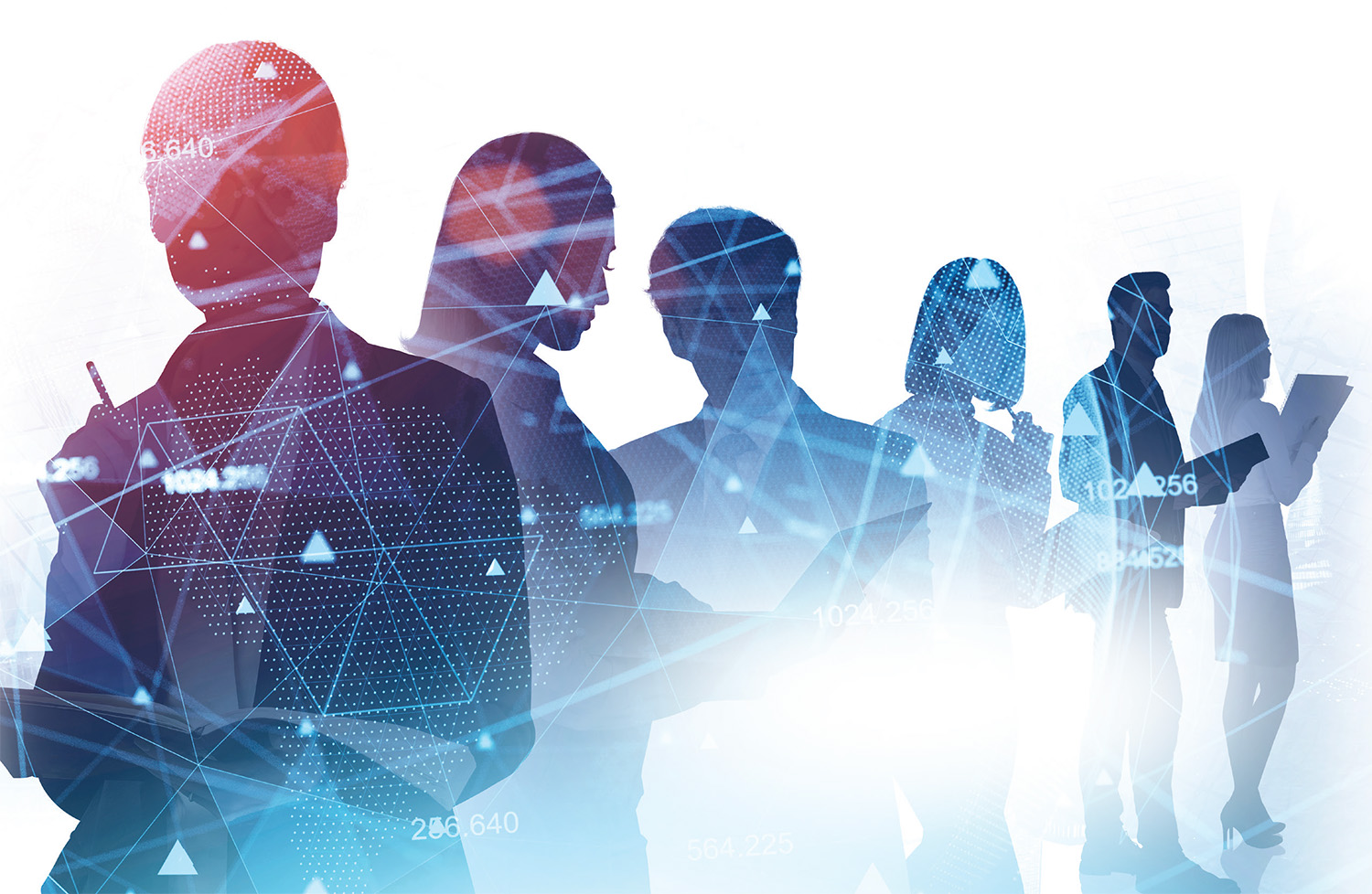 Illustration of business people