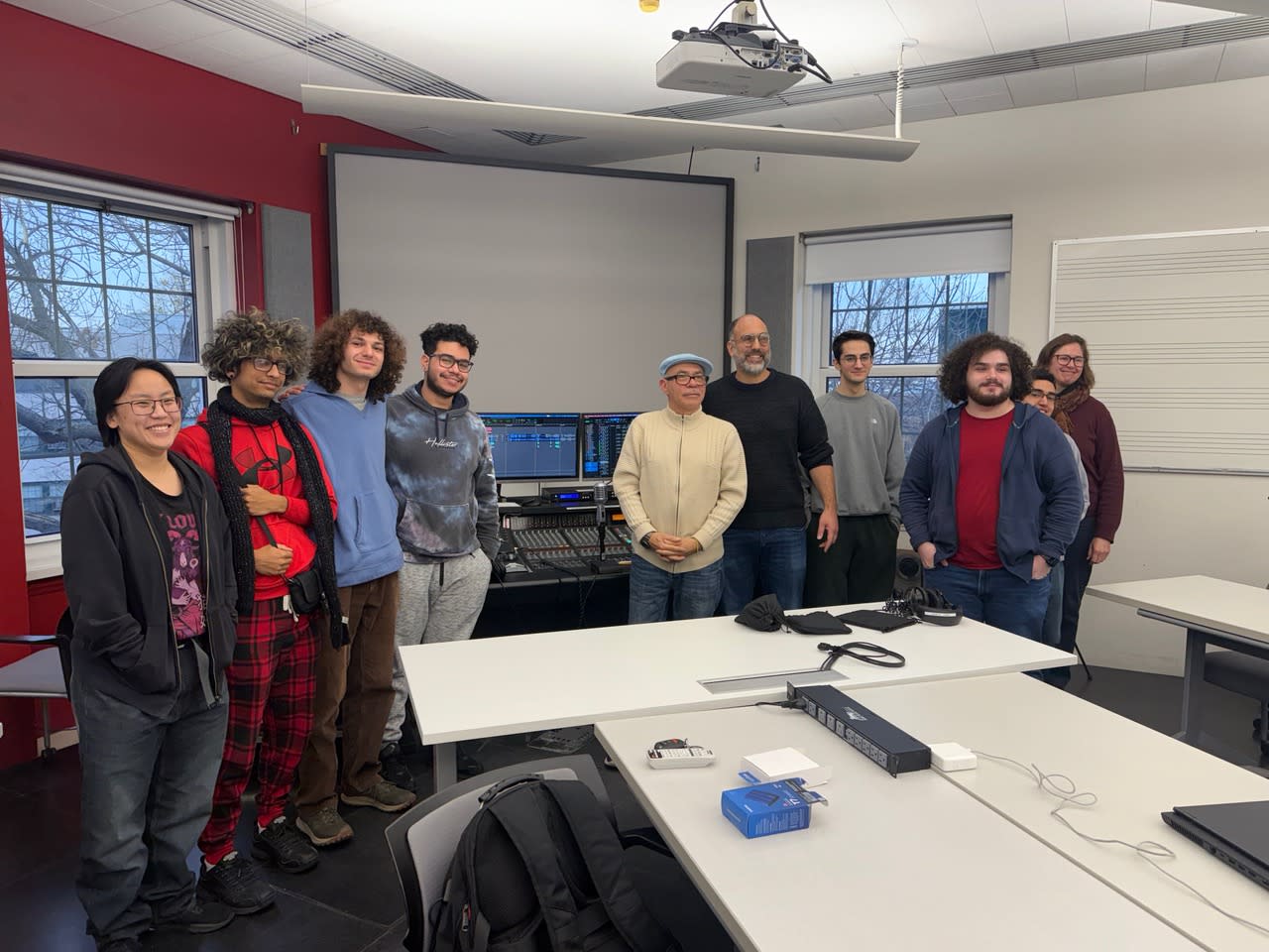 Afro-Latin jazz musician Abraham Rodriguez Jr. also recorded vocals at Stevens, in a Kidde Hall session run entirely by students.