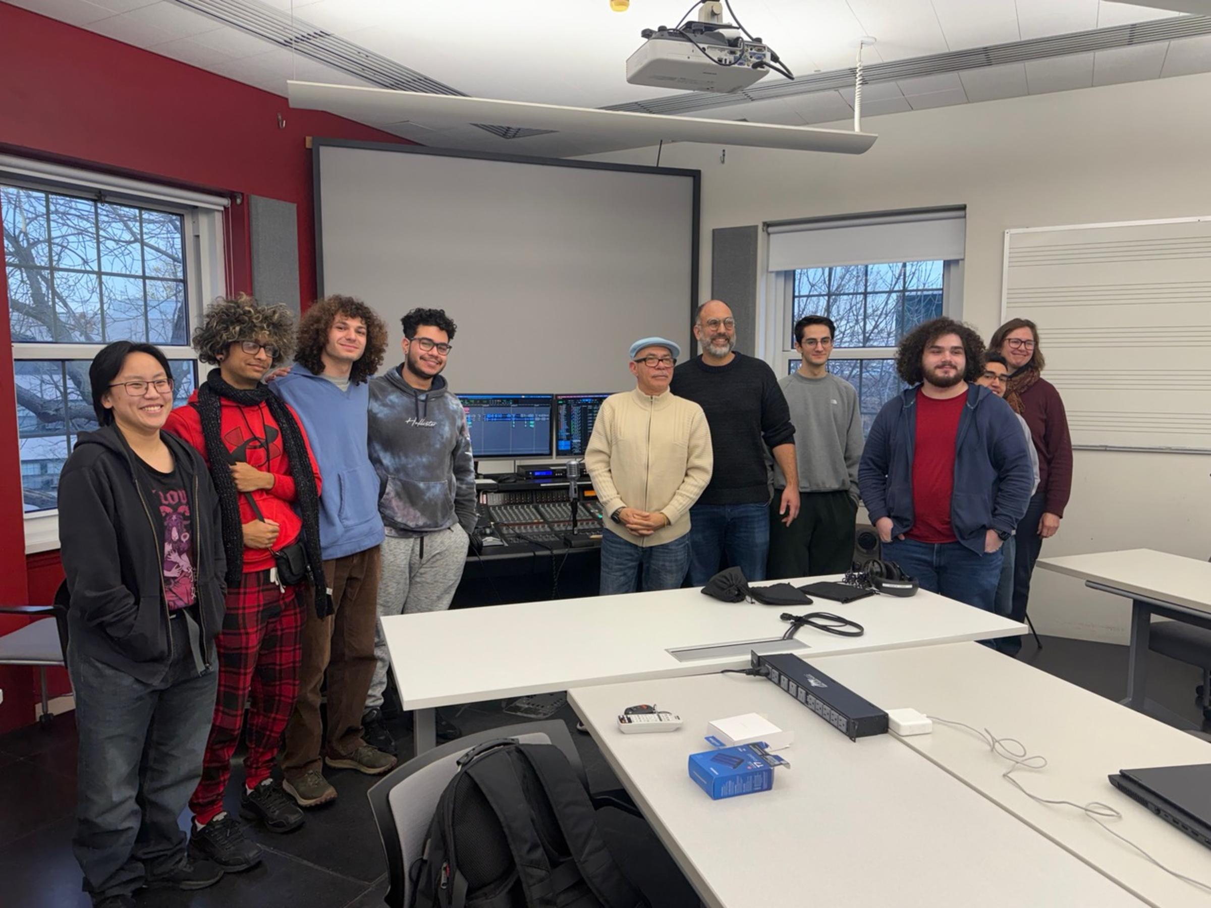 Afro-Latin jazz musician Abraham Rodriguez Jr. also recorded vocals at Stevens, in a Kidde Hall session run entirely by students.