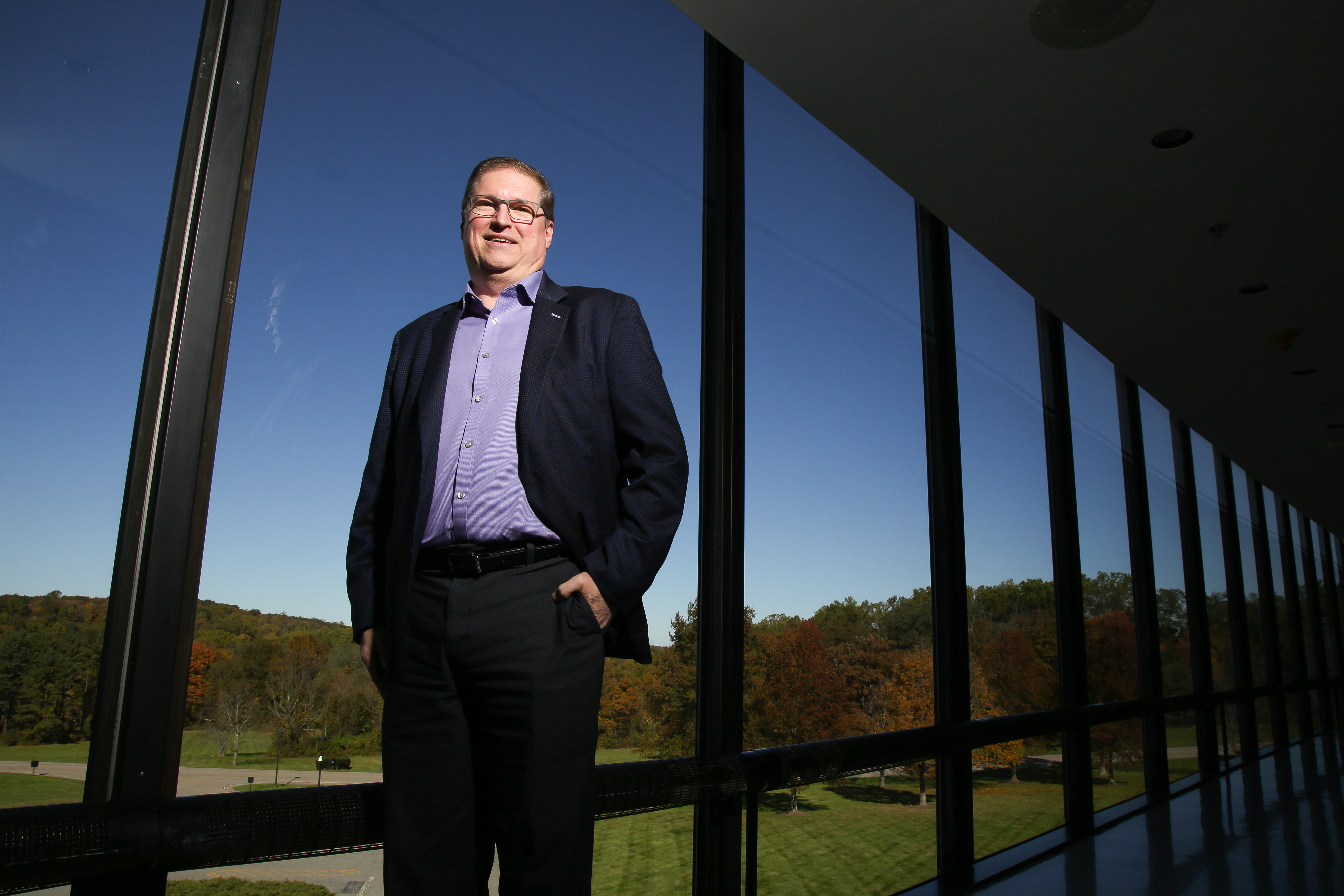 Tim Dalton poses for camera