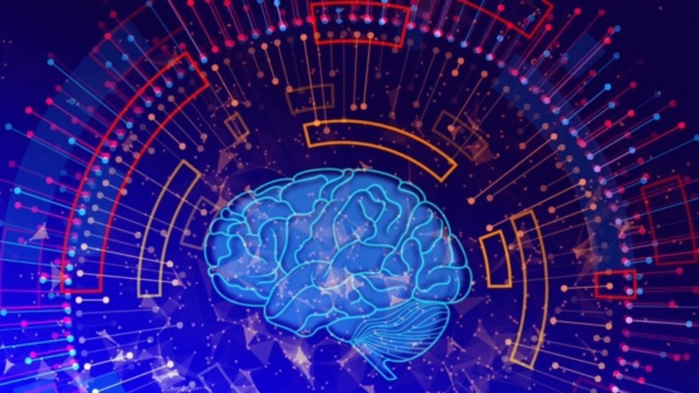 abstract image of AI brain