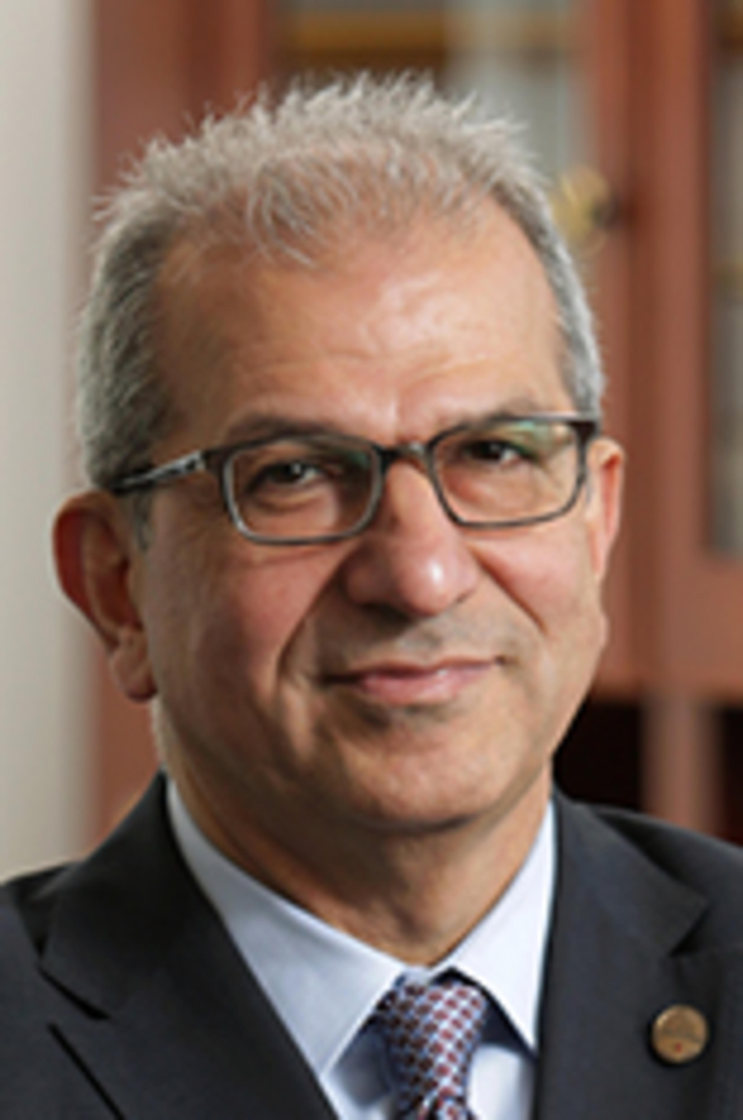 Dr. Nariman Farvardin in his office.