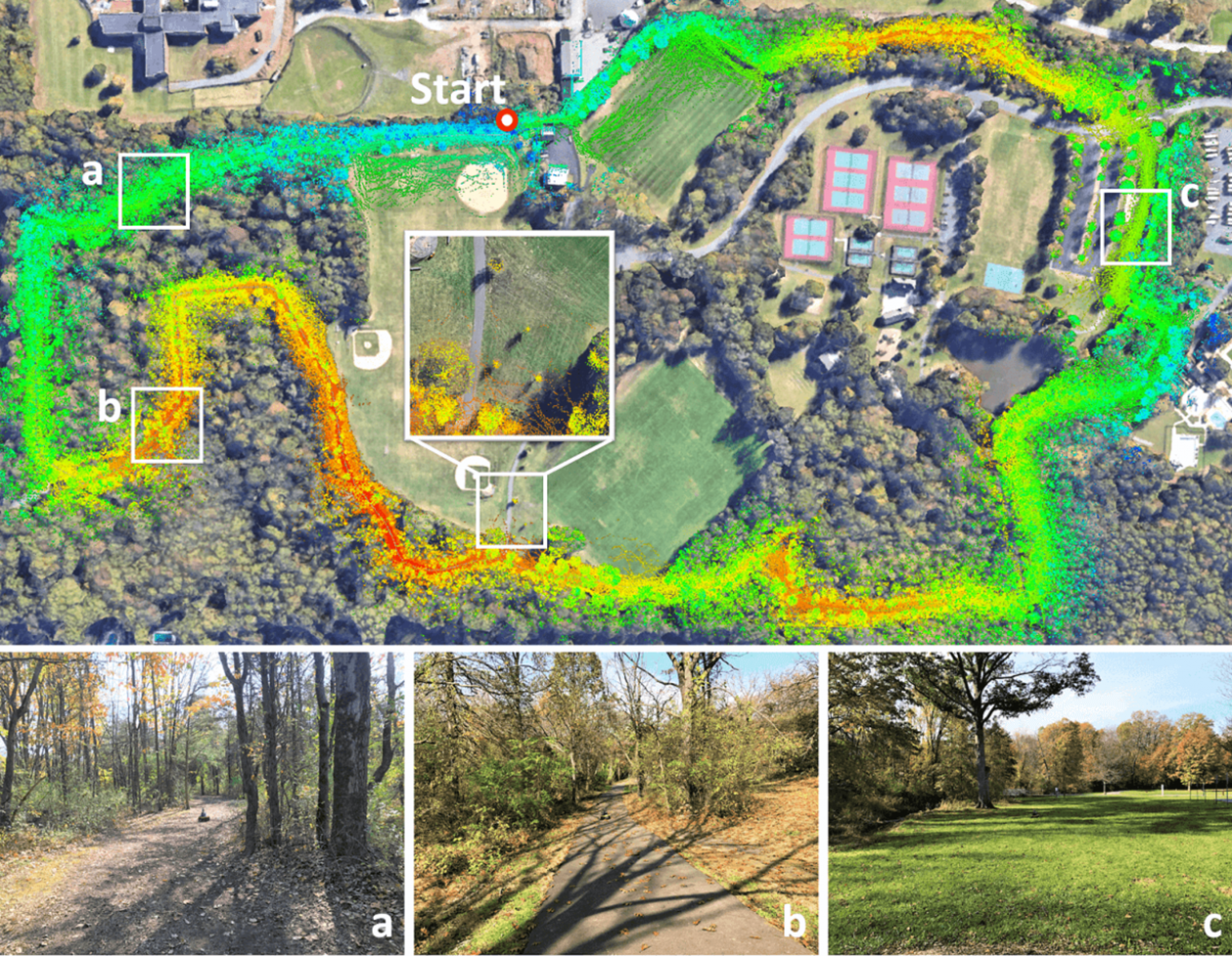 A LeGO-LOAM developed map