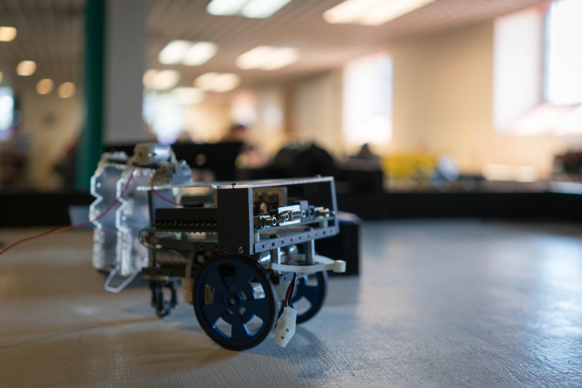 Robot built by Stevens student