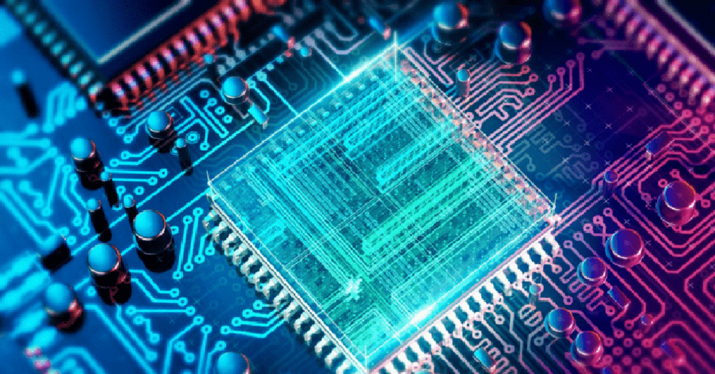 abstract quantum computing image