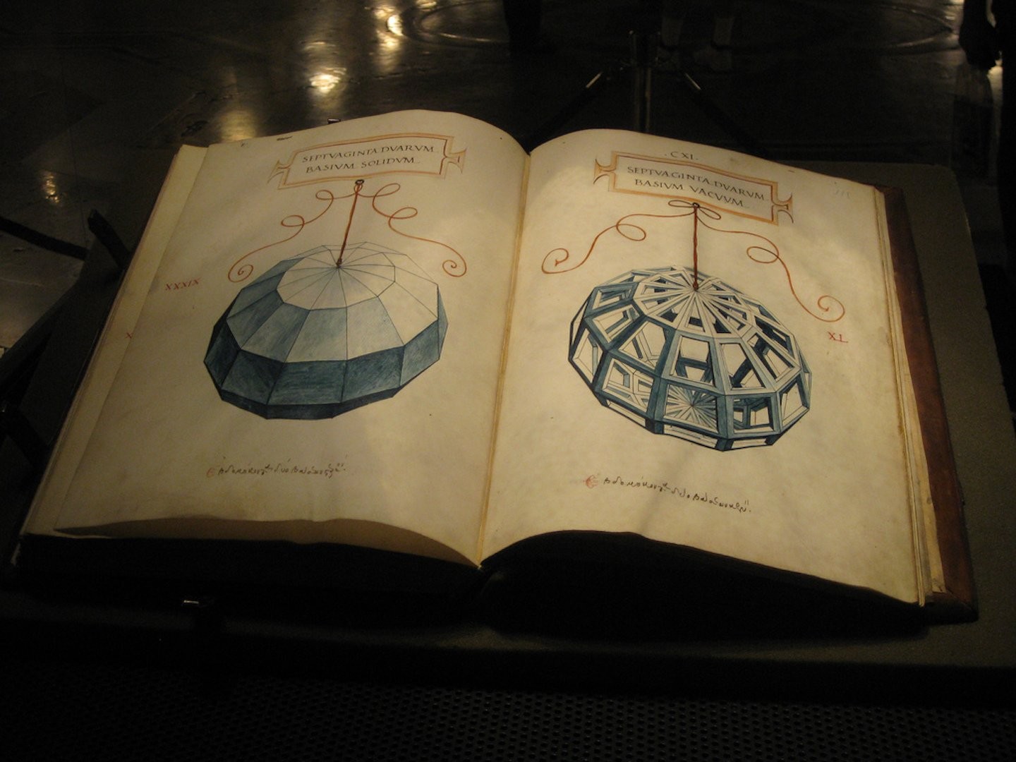 book pages illustrated by Leonardo Da Vinci